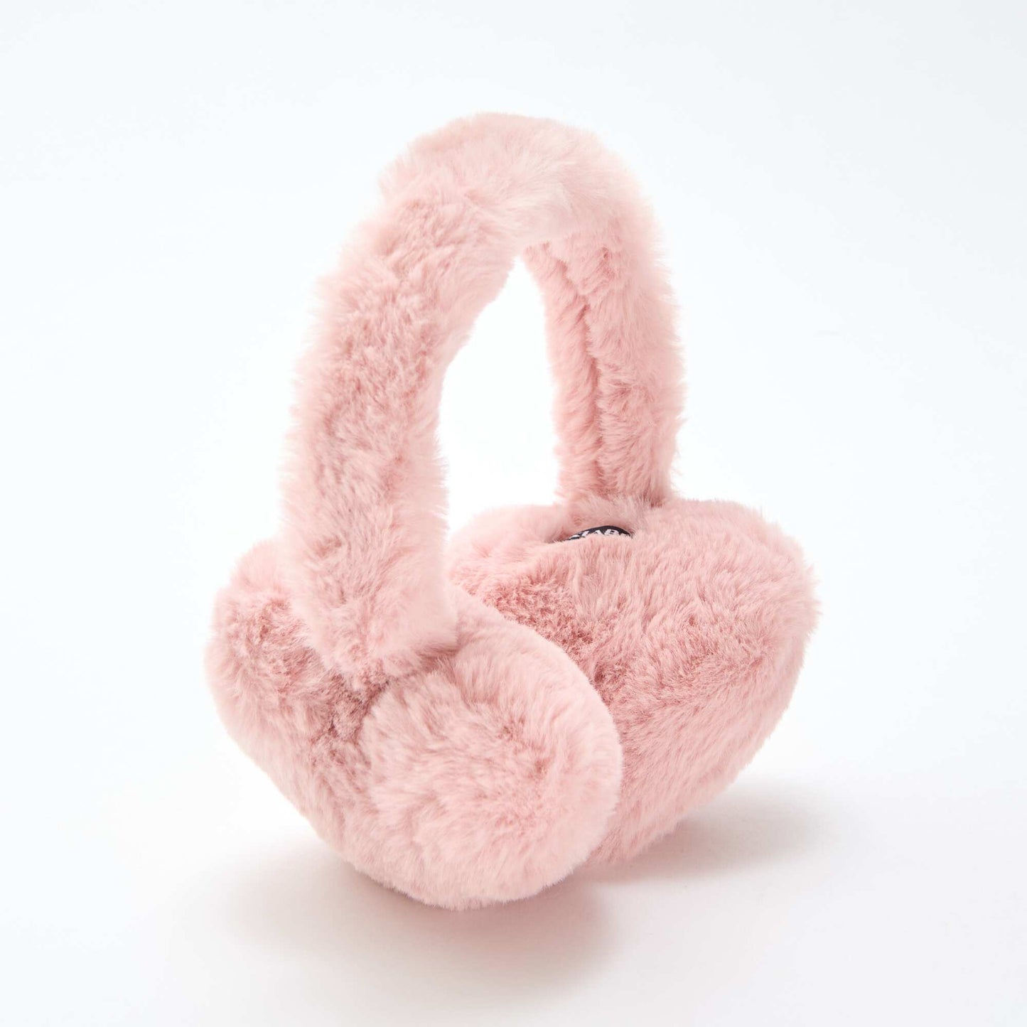 Cache oreilles imitation fausse fourrure ROSE