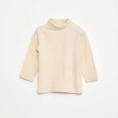 Sous-pull à col montant uni BEIGE