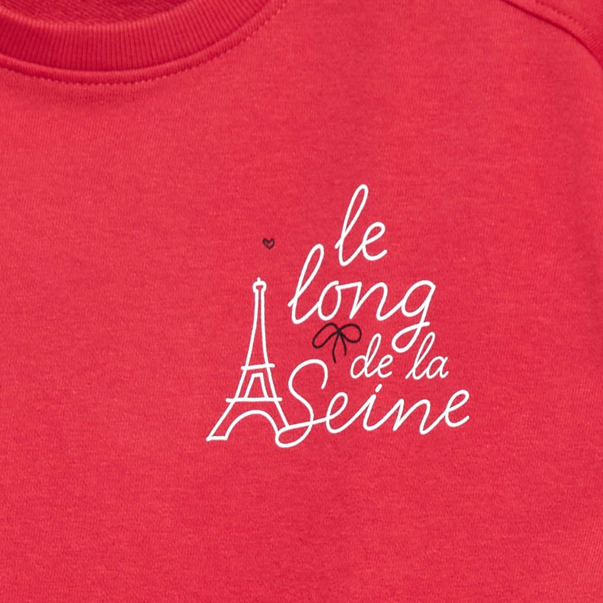 Tee-shirt chemise effet 2 en 1 ROUGE