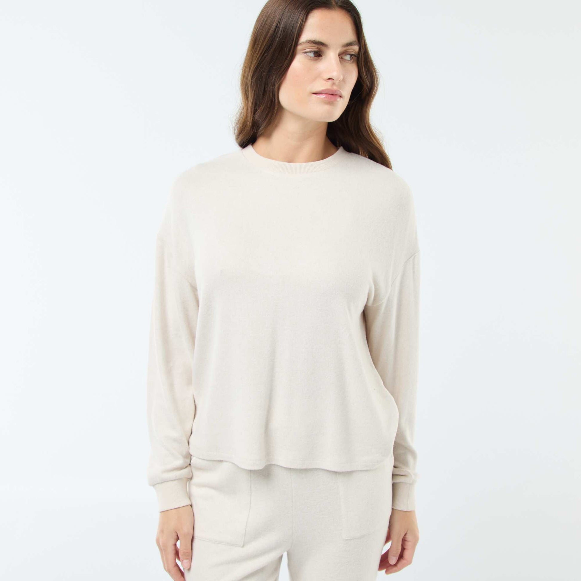 Pyjama t-shirt + pantalon - 2 pièces BEIGE