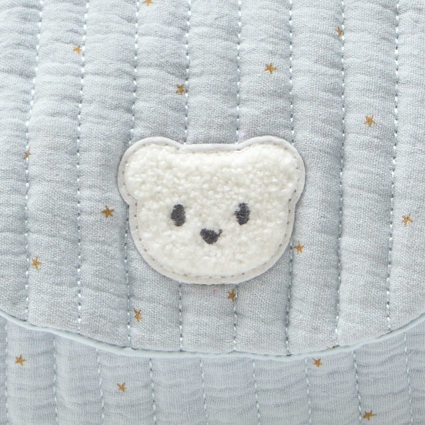 Sac à dos en gaze de coton imprimé BLEU