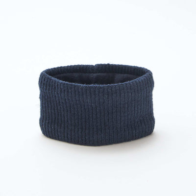Echarpe en maille unie BLEU