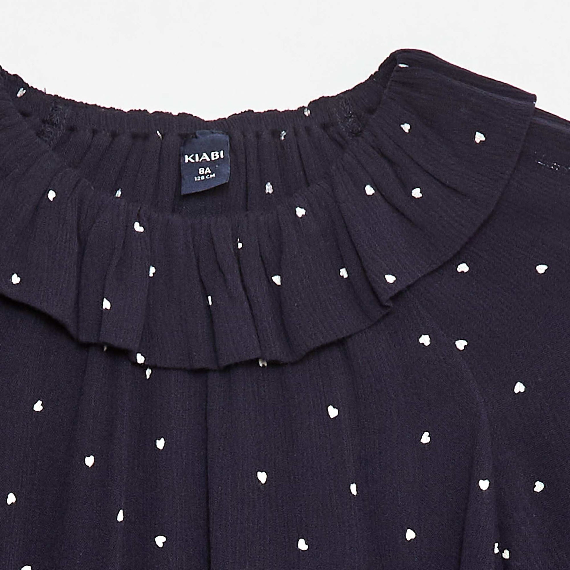 Blouse en maille crêpe avec col élastiqué - So Easy BLEU