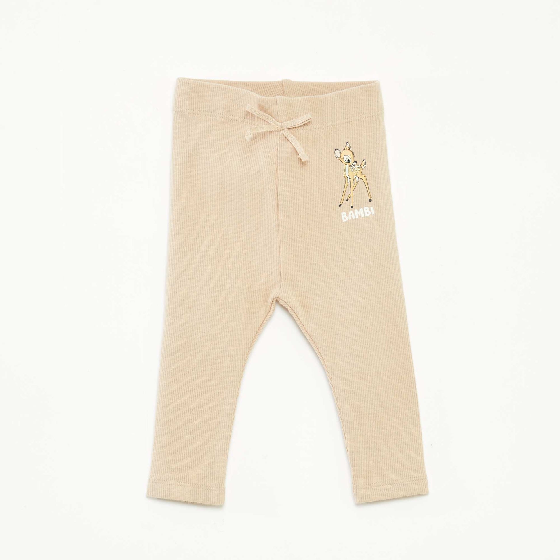 Legging long côtelé ‘Disney' BEIGE