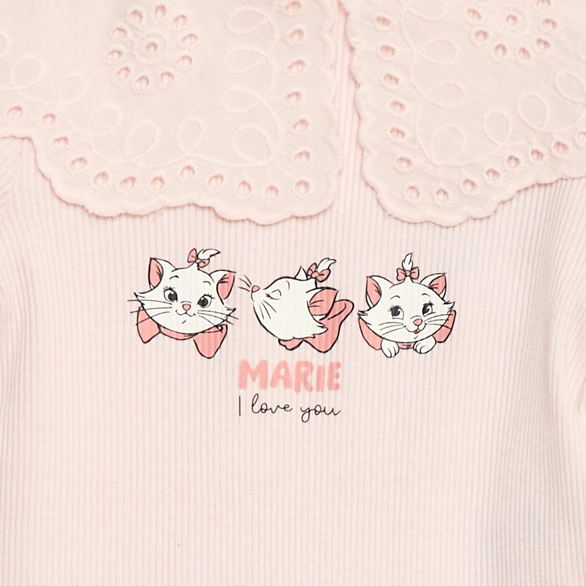 Body en maille côtelée 'Marie' 'Disney' ROSE