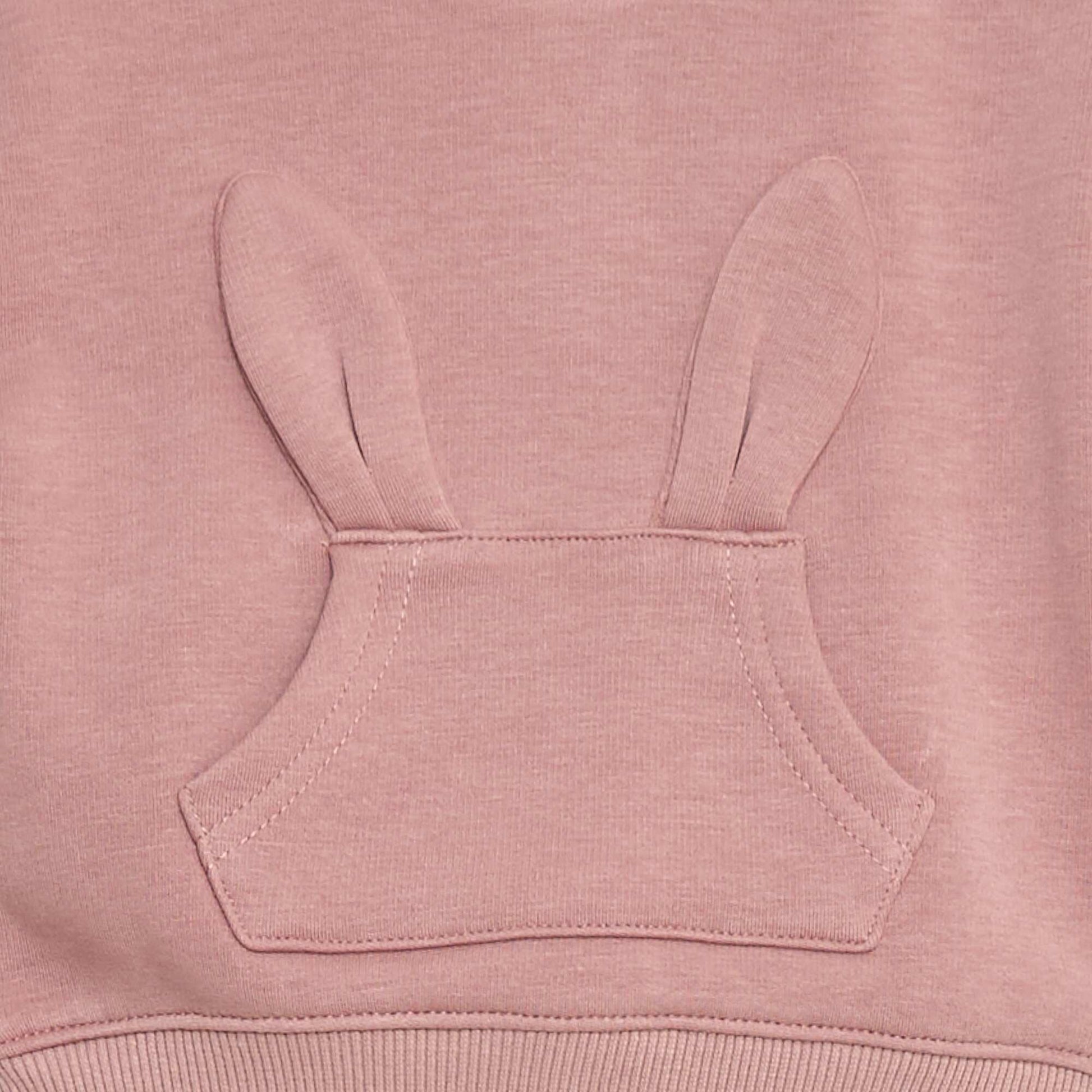 Sweat animé en coton ROSE