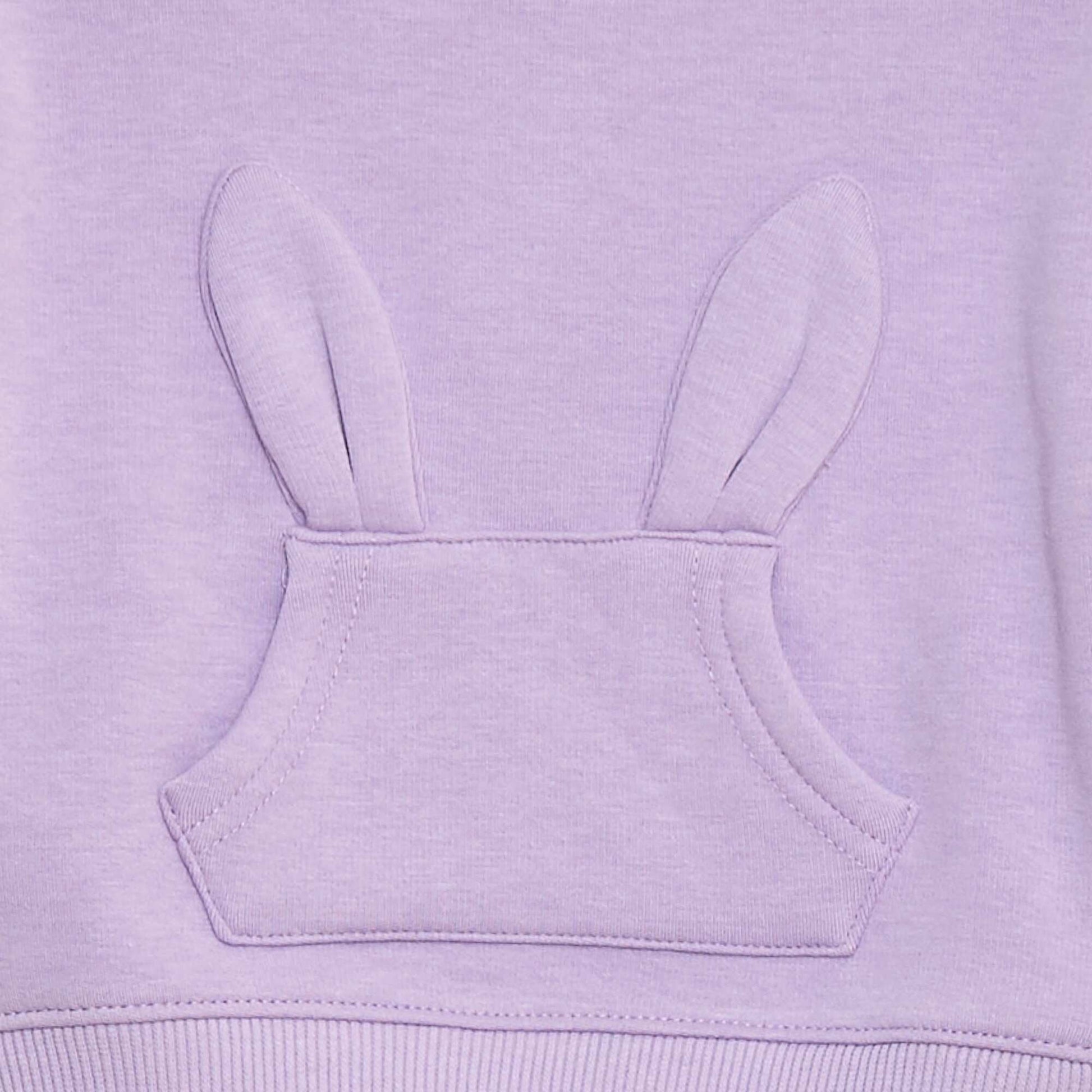 Sweat animé en coton VIOLET