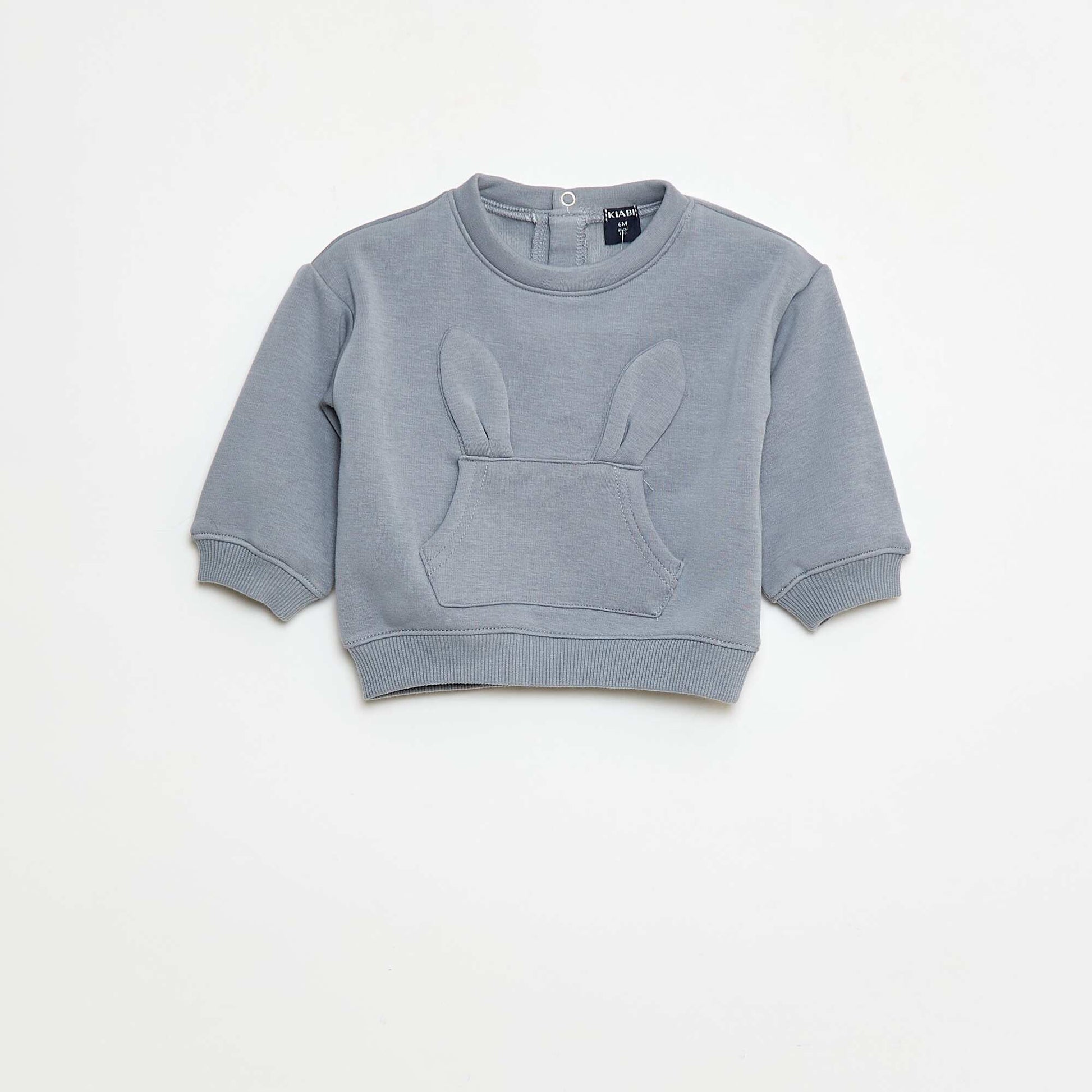 Sweat animé en coton BLEU