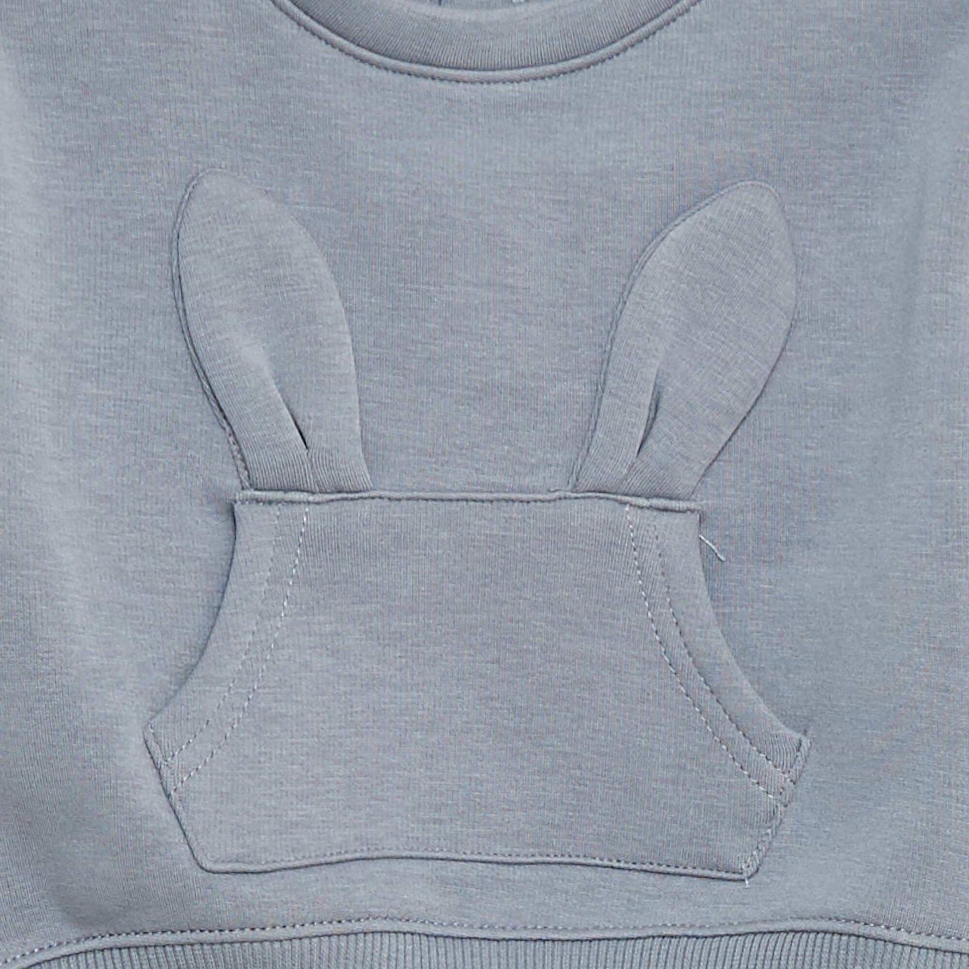 Sweat animé en coton BLEU