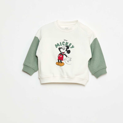 Sweat 'Mickey' 'Disney' à col rond VERT