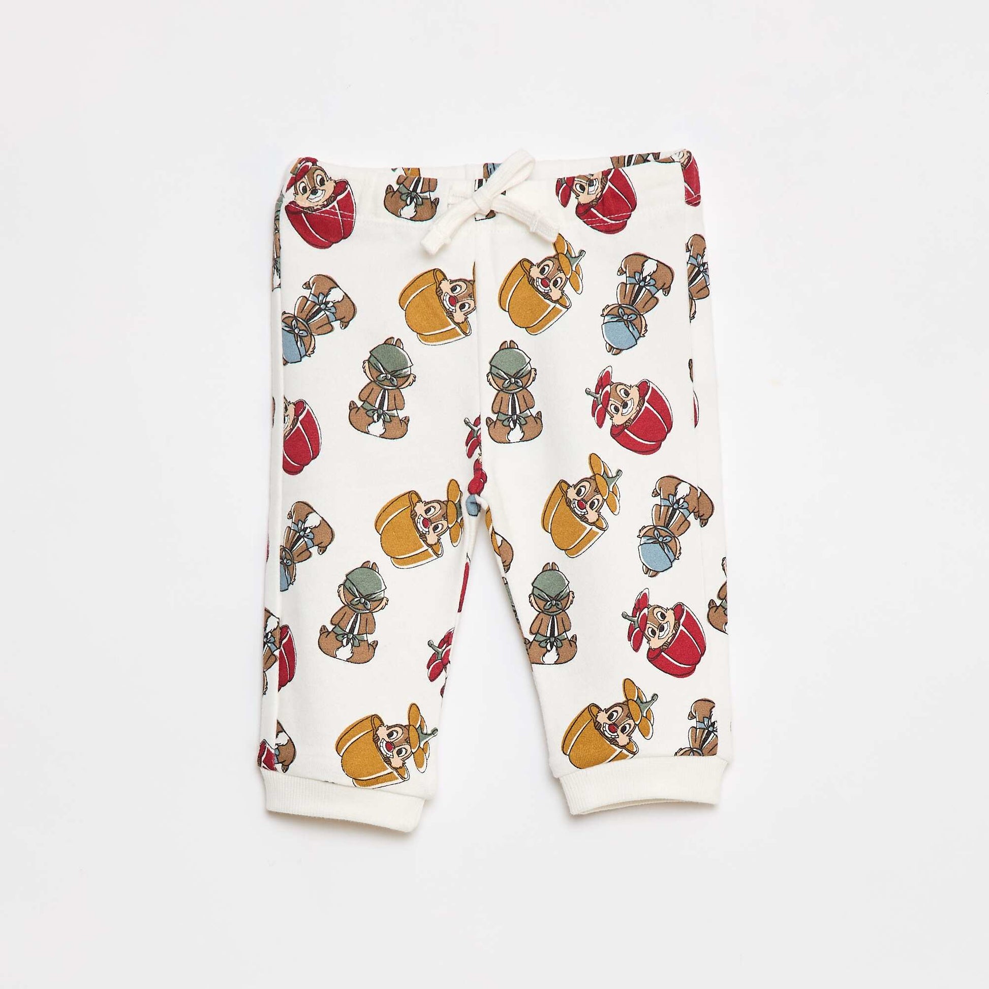 Pantalon en french terry 'Disney' BEIGE