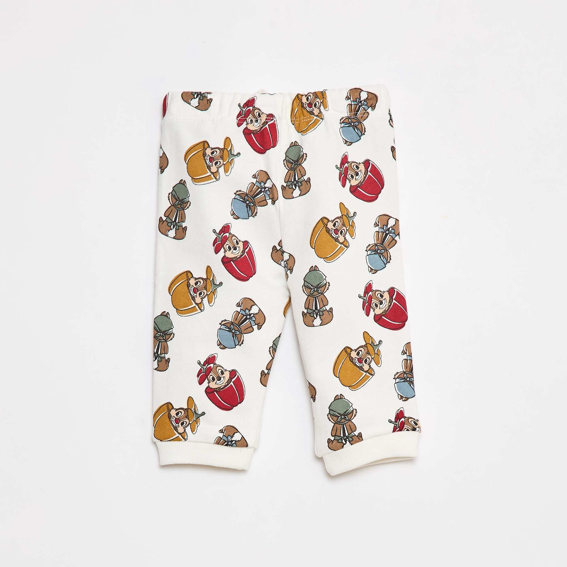 Pantalon en french terry 'Disney' BEIGE
