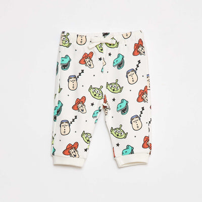 Pantalon en french terry 'Disney' BEIGE