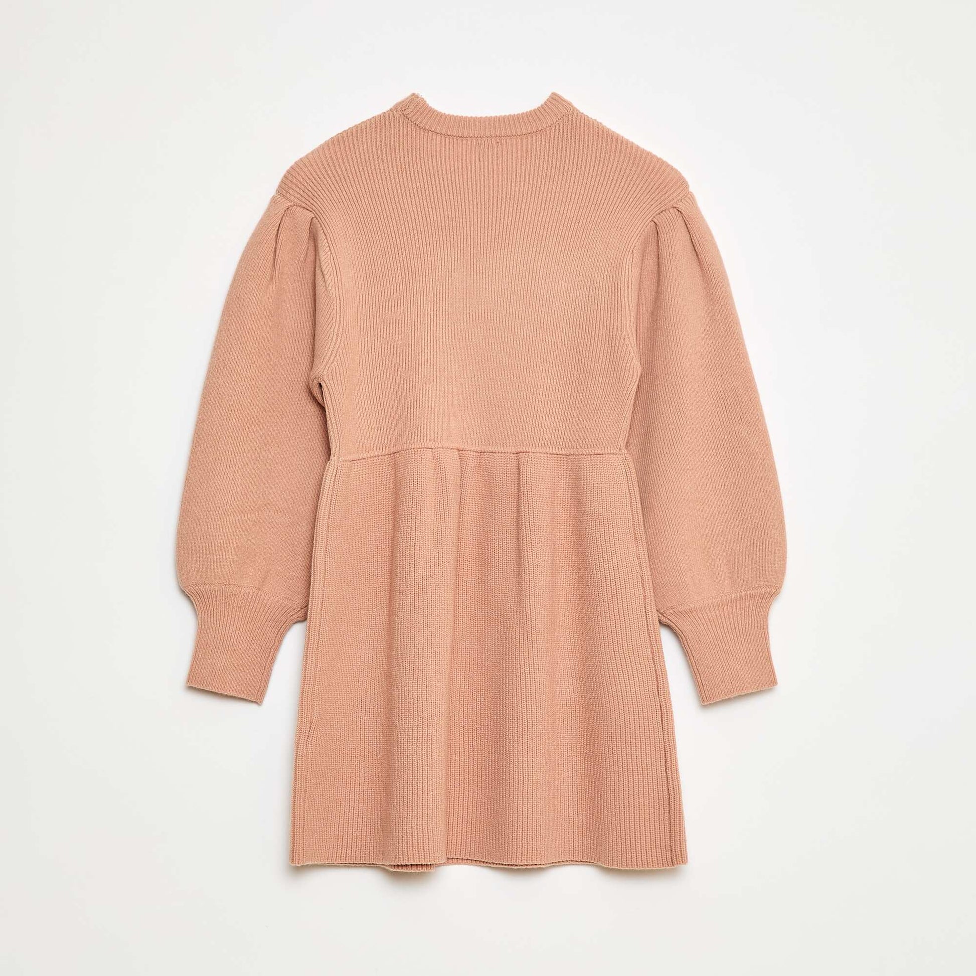 Robe pull en maille tricot douce ROSE