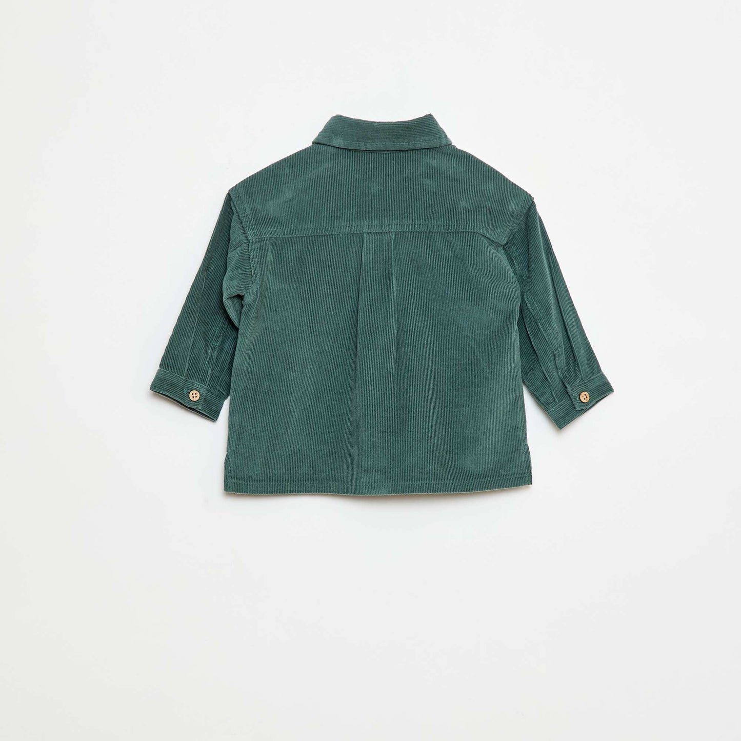 Chemise en velours côtelé VERT