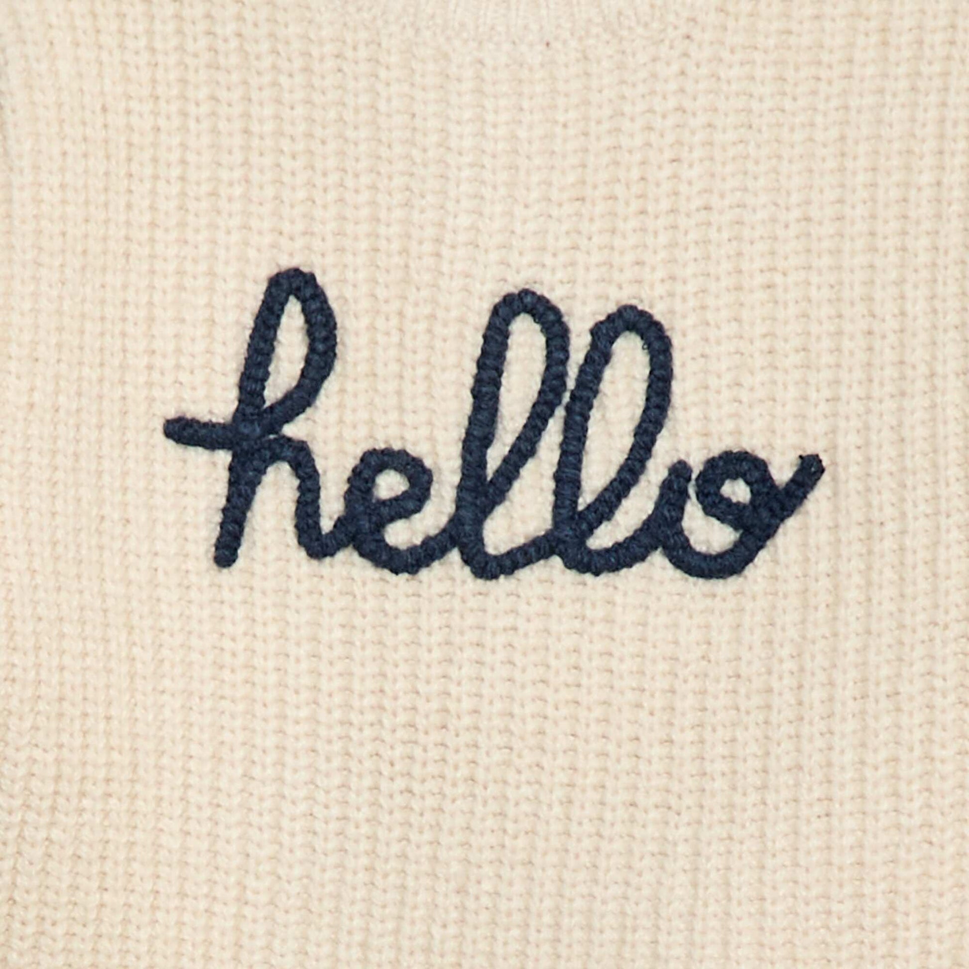 Pull en tricot BLANC