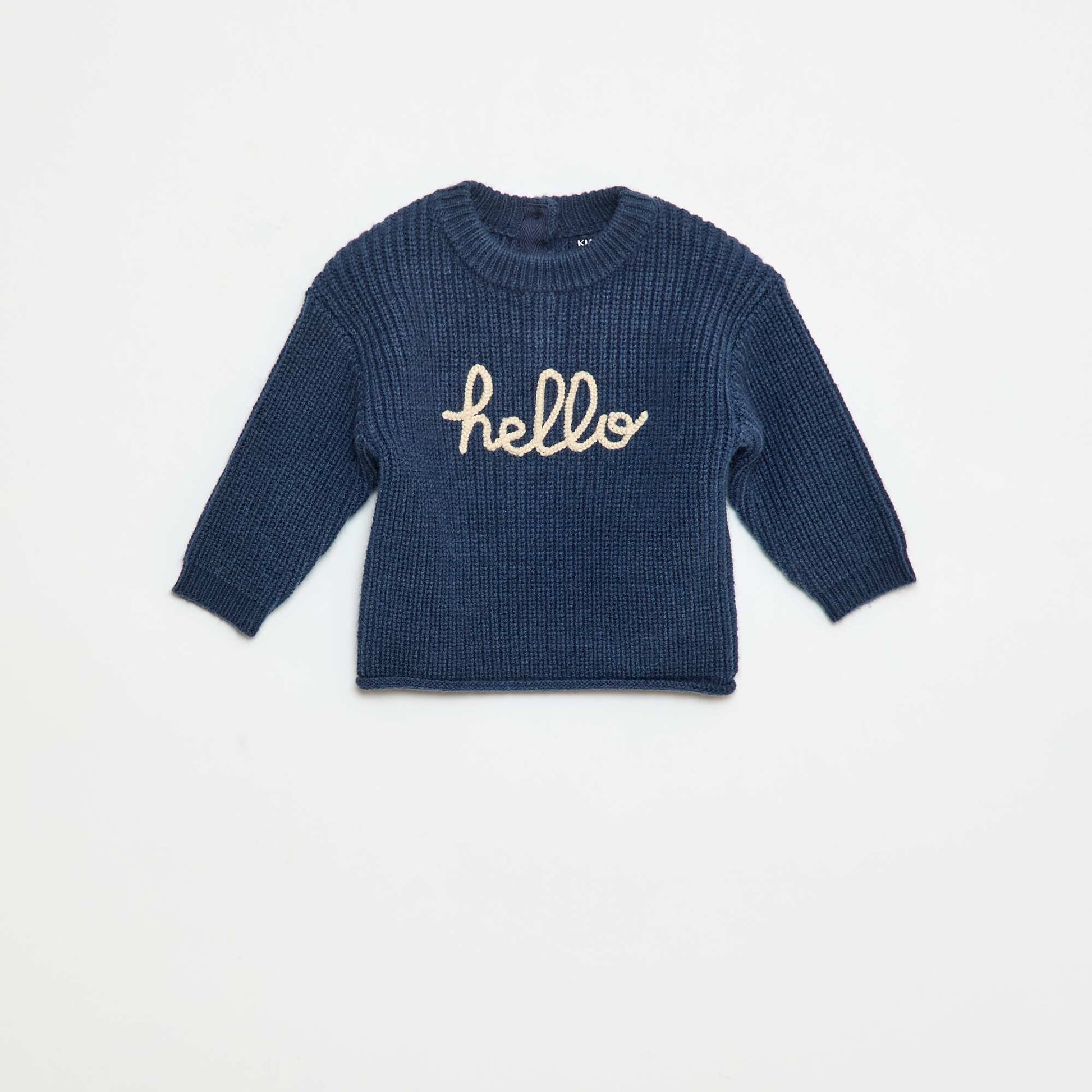 Pull en tricot BLEU