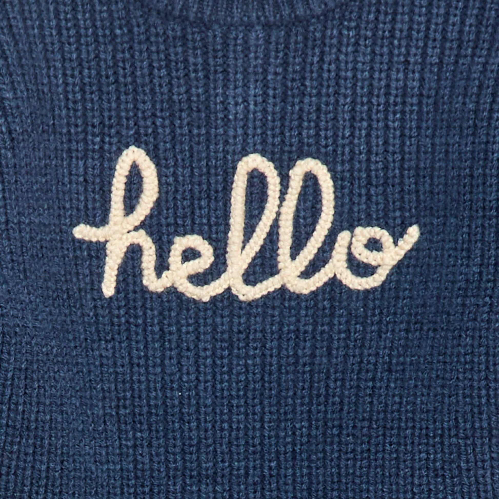 Pull en tricot BLEU