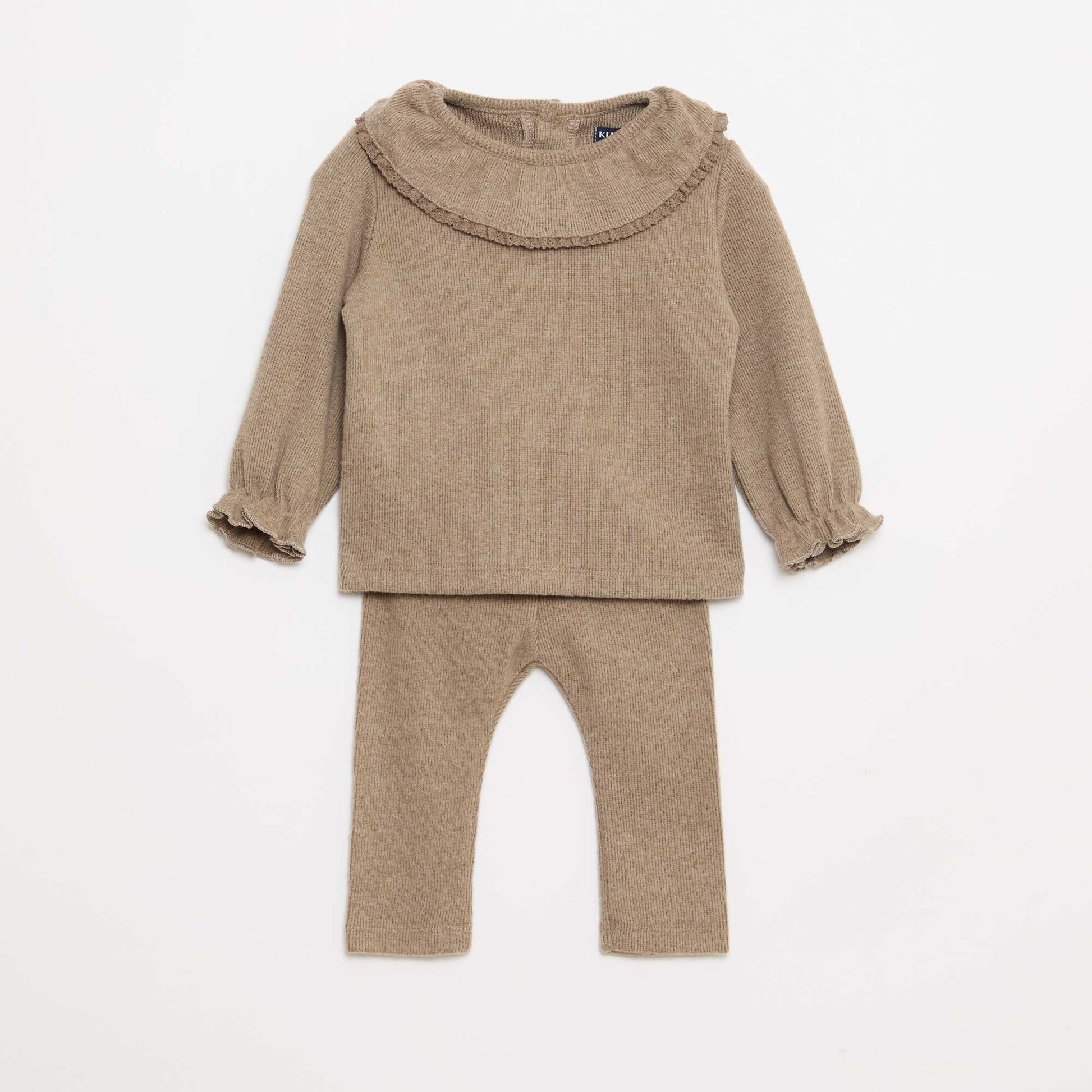 Ensemble doudou t-shirt + legging - 2 pièces BEIGE