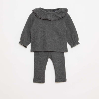 Ensemble doudou t-shirt + legging - 2 pièces GRIS