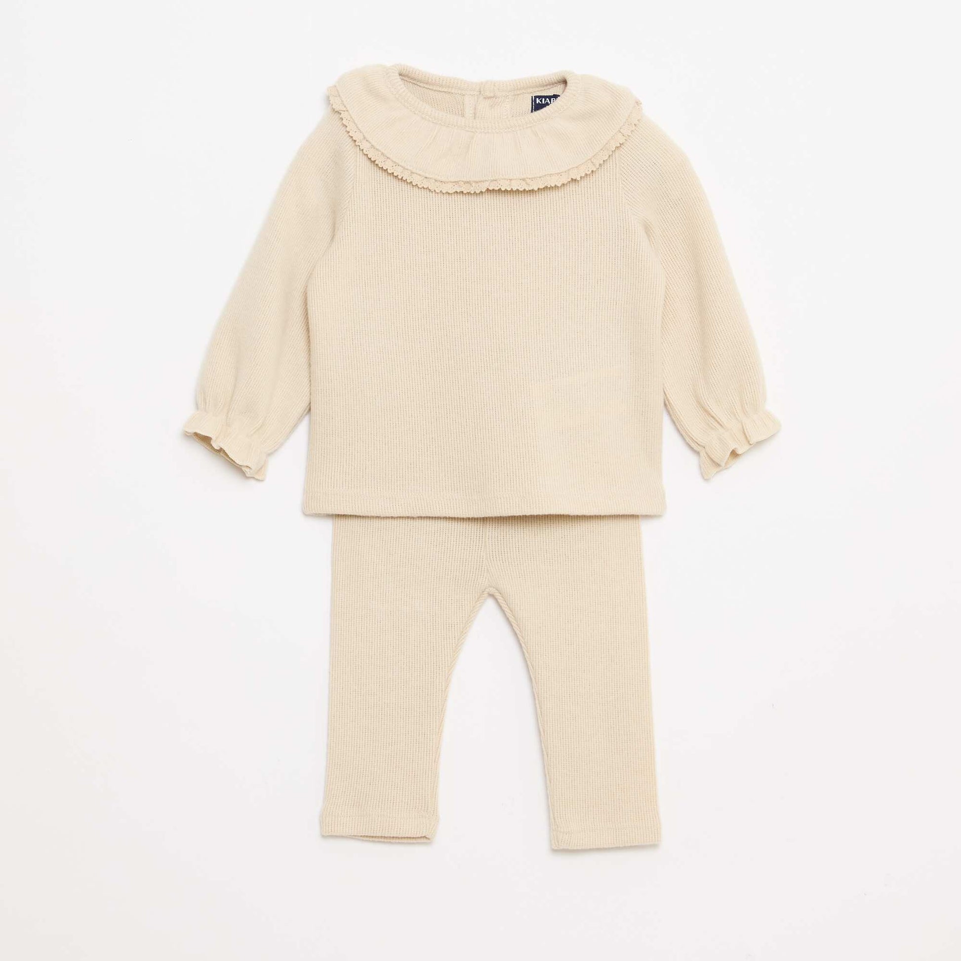 Ensemble doudou t-shirt + legging - 2 pièces BEIGE