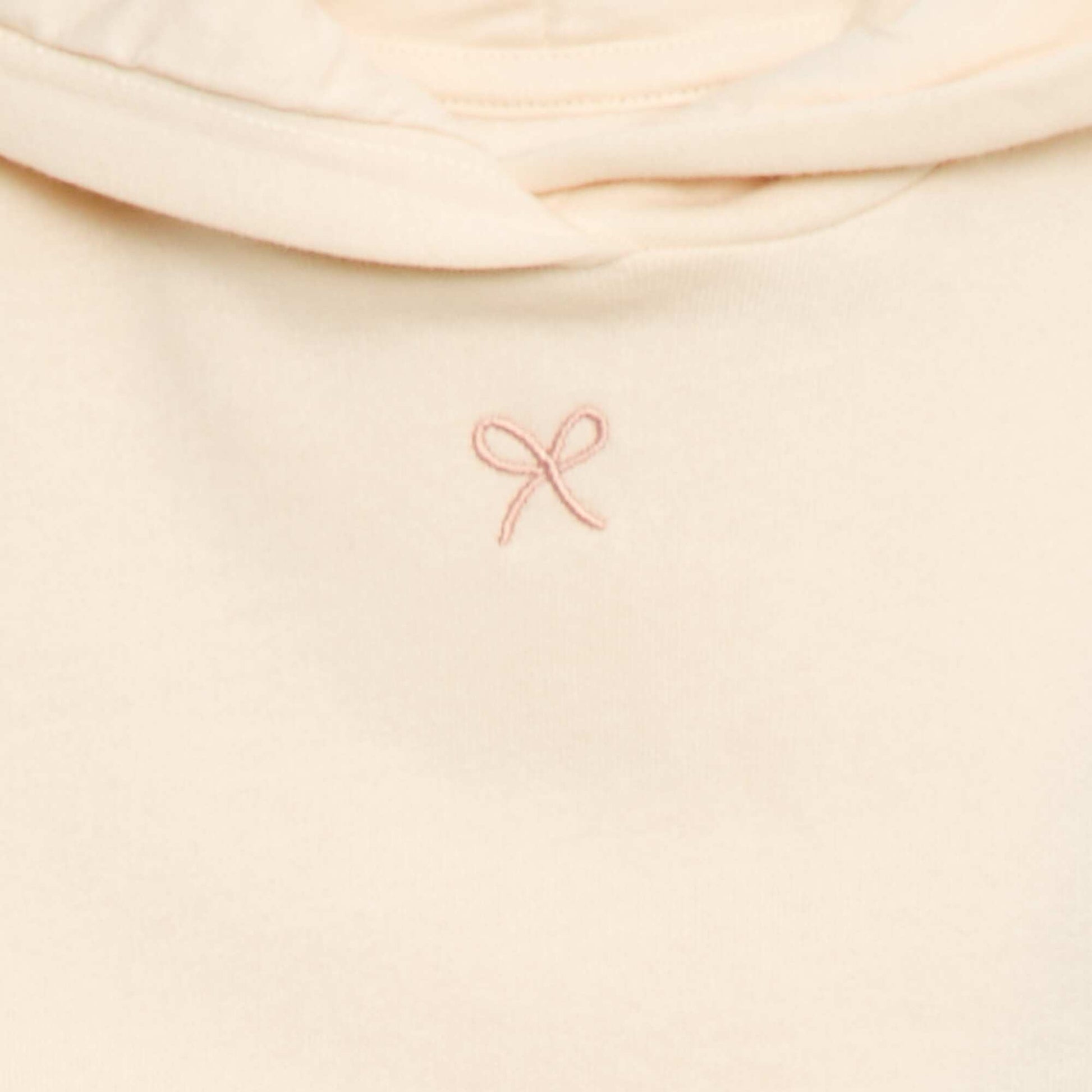 Ensemble sweat à capuche + legging maille ROSE