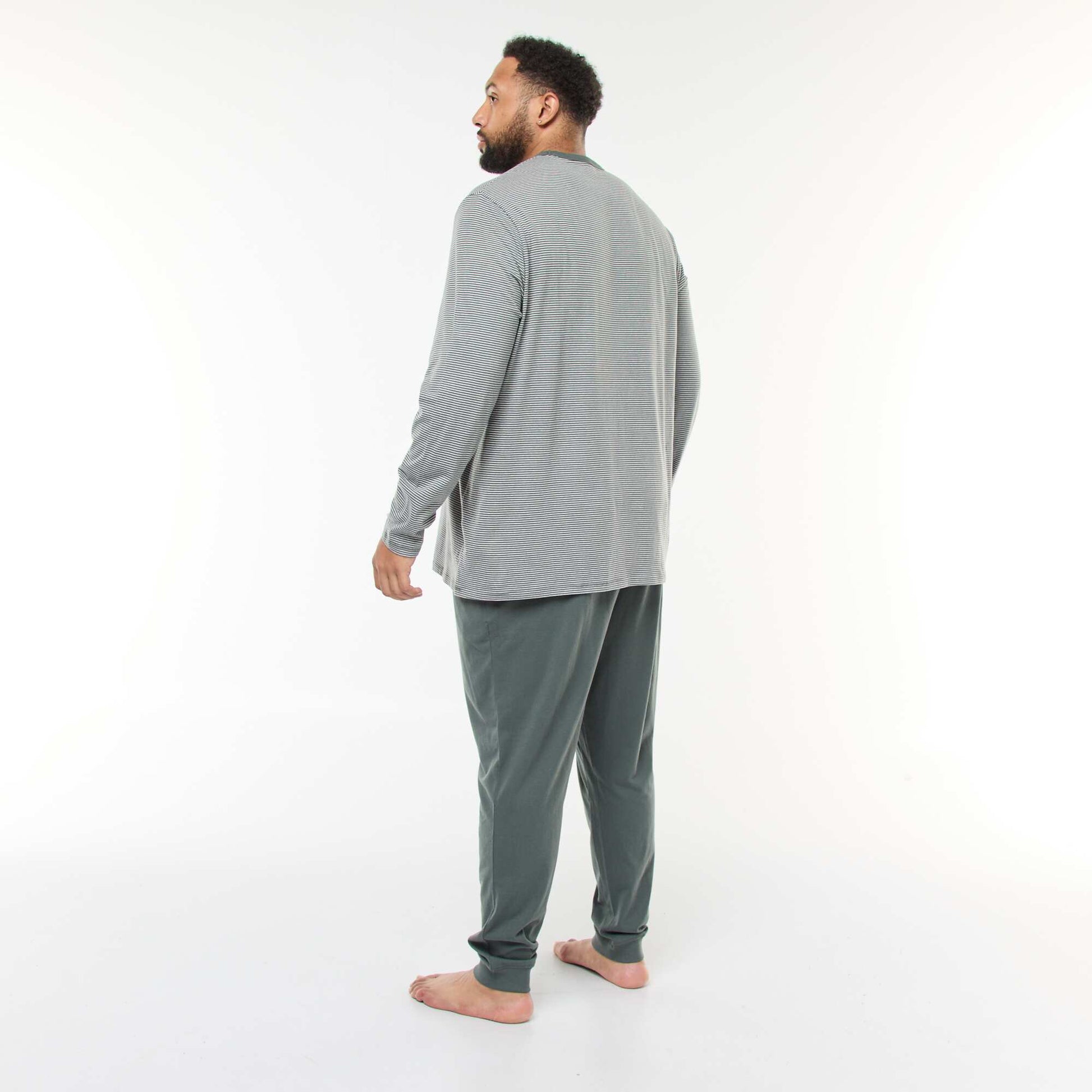 Ensemble pyjama long en jersey t-shirt + pantalon - 2 pièces VERT