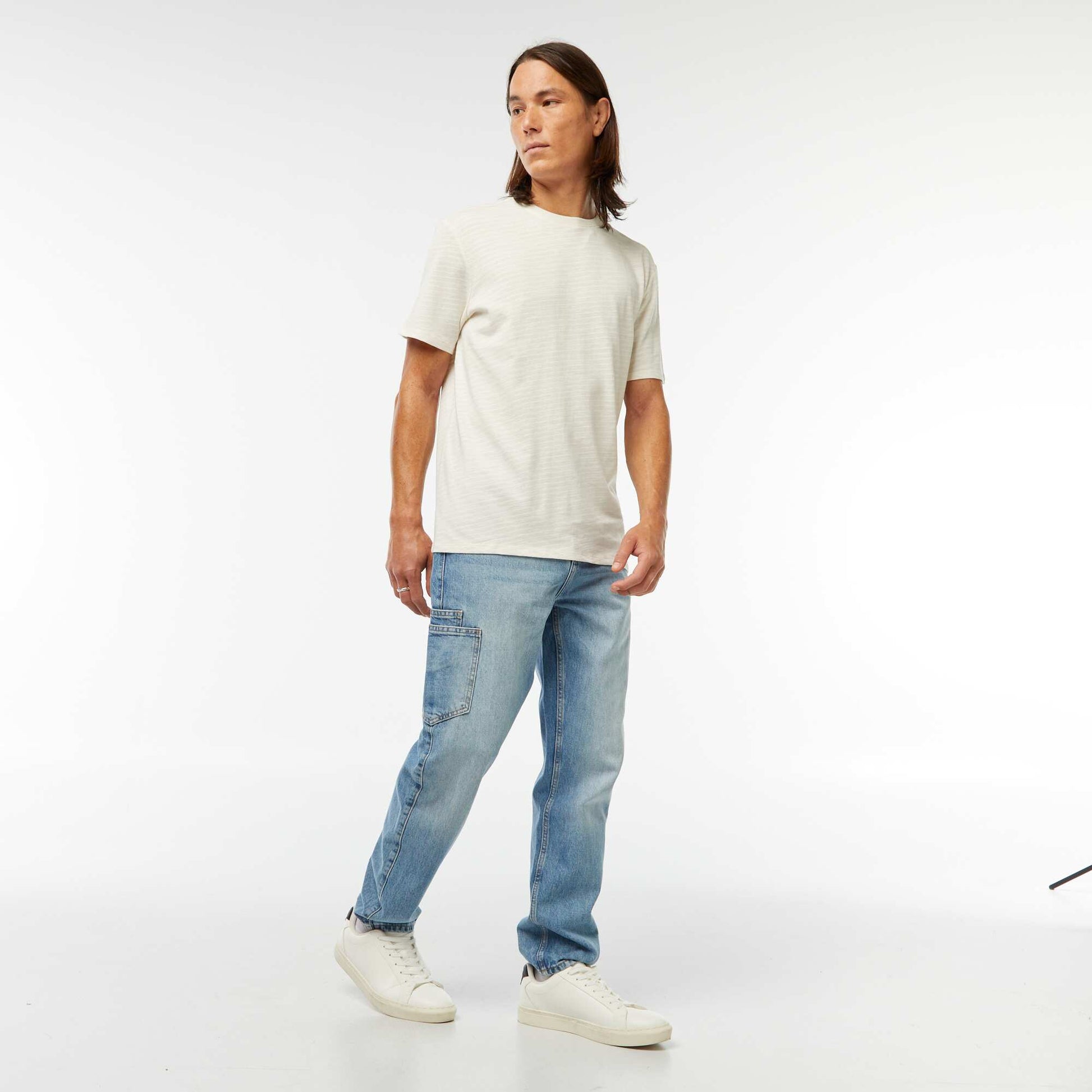 Jean coupe droite - regular fit à 5 poches BLEU