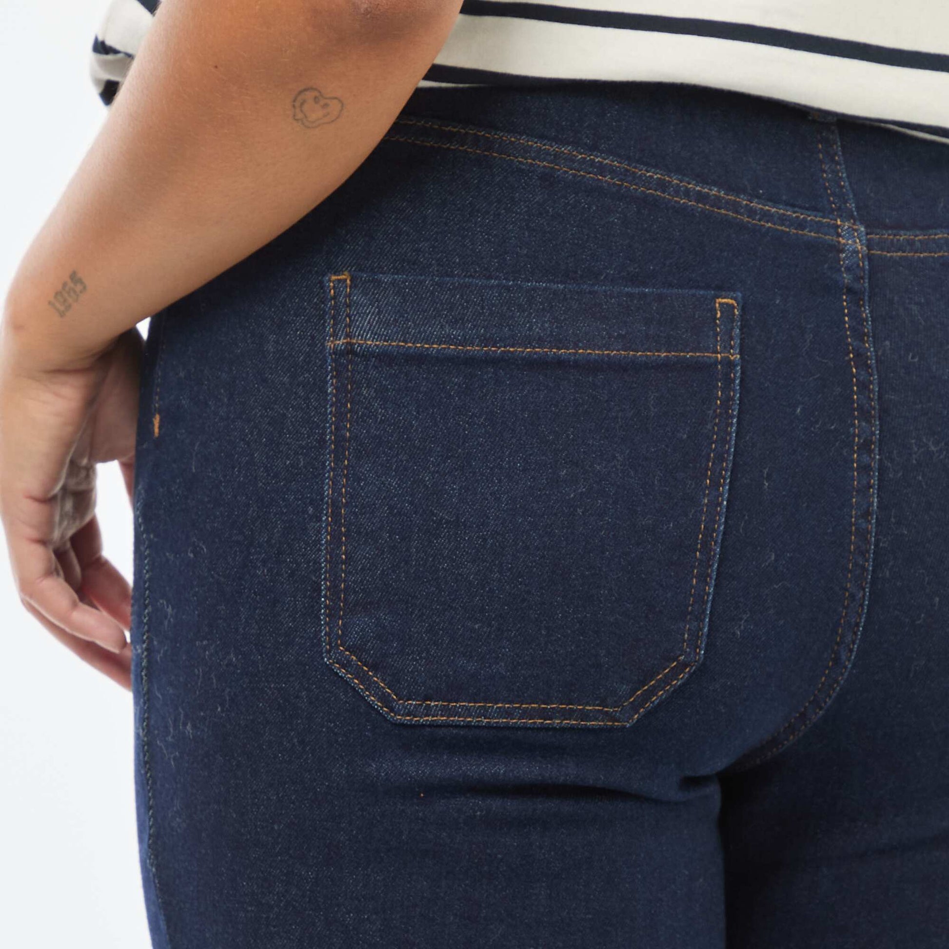 Pantalon flare BLEU