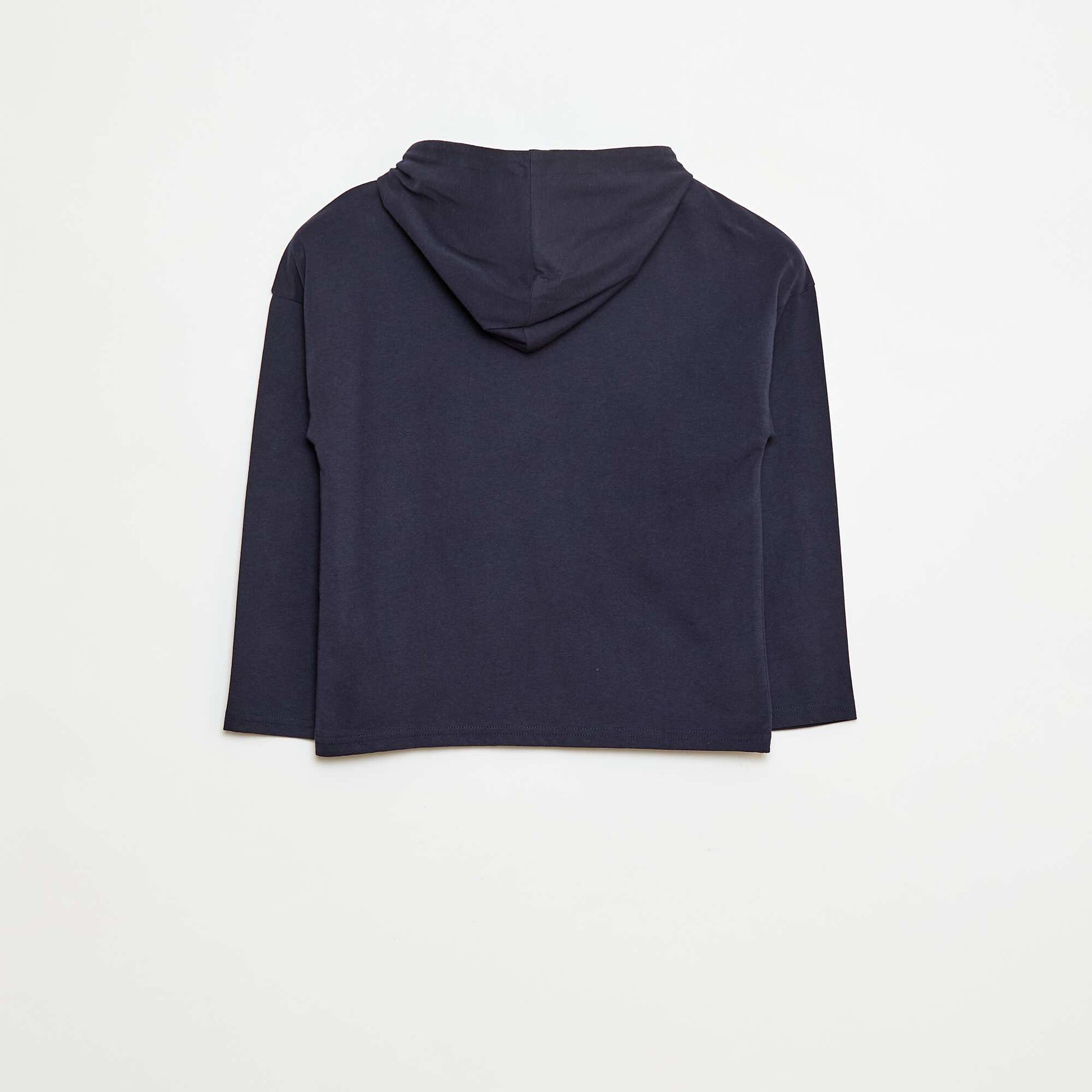 Tee-shirt à capuche 'Stitch' BLEU