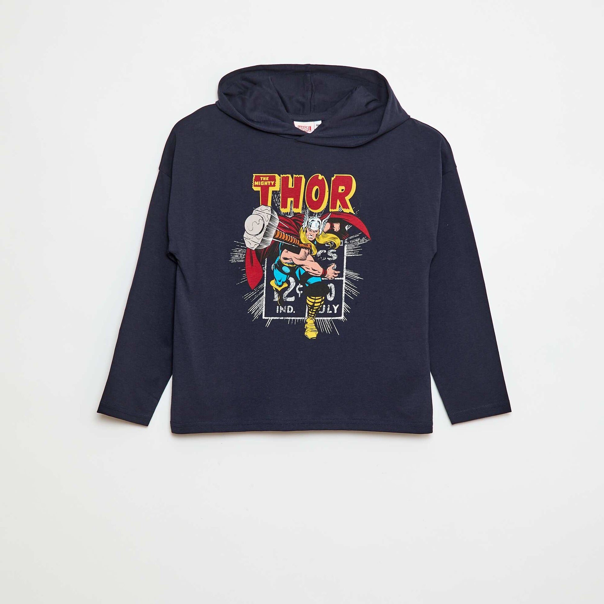 T-shirt à capuche 'Marvel' BLEU MARINE