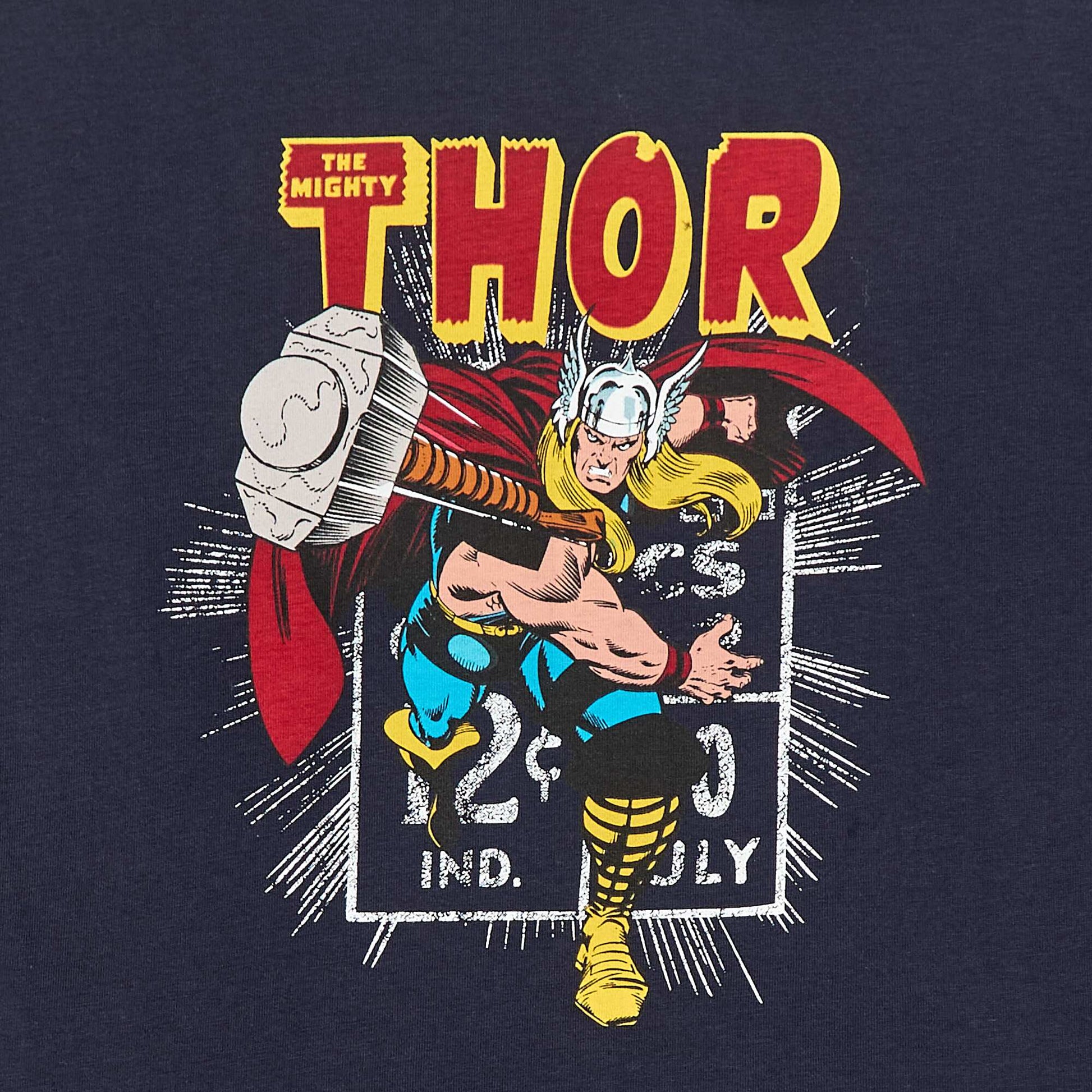 T-shirt à capuche 'Marvel' BLEU MARINE