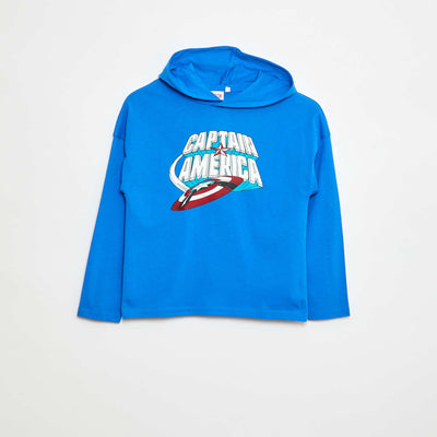 T-shirt à capuche 'Marvel' BLEU