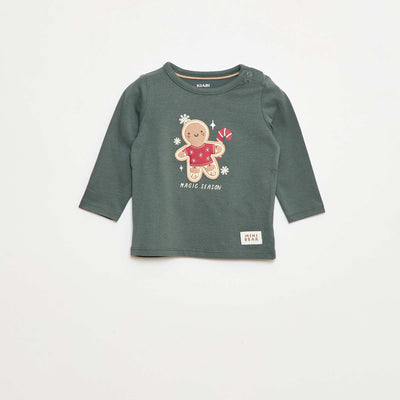 T-shirt imprimé animé VERT