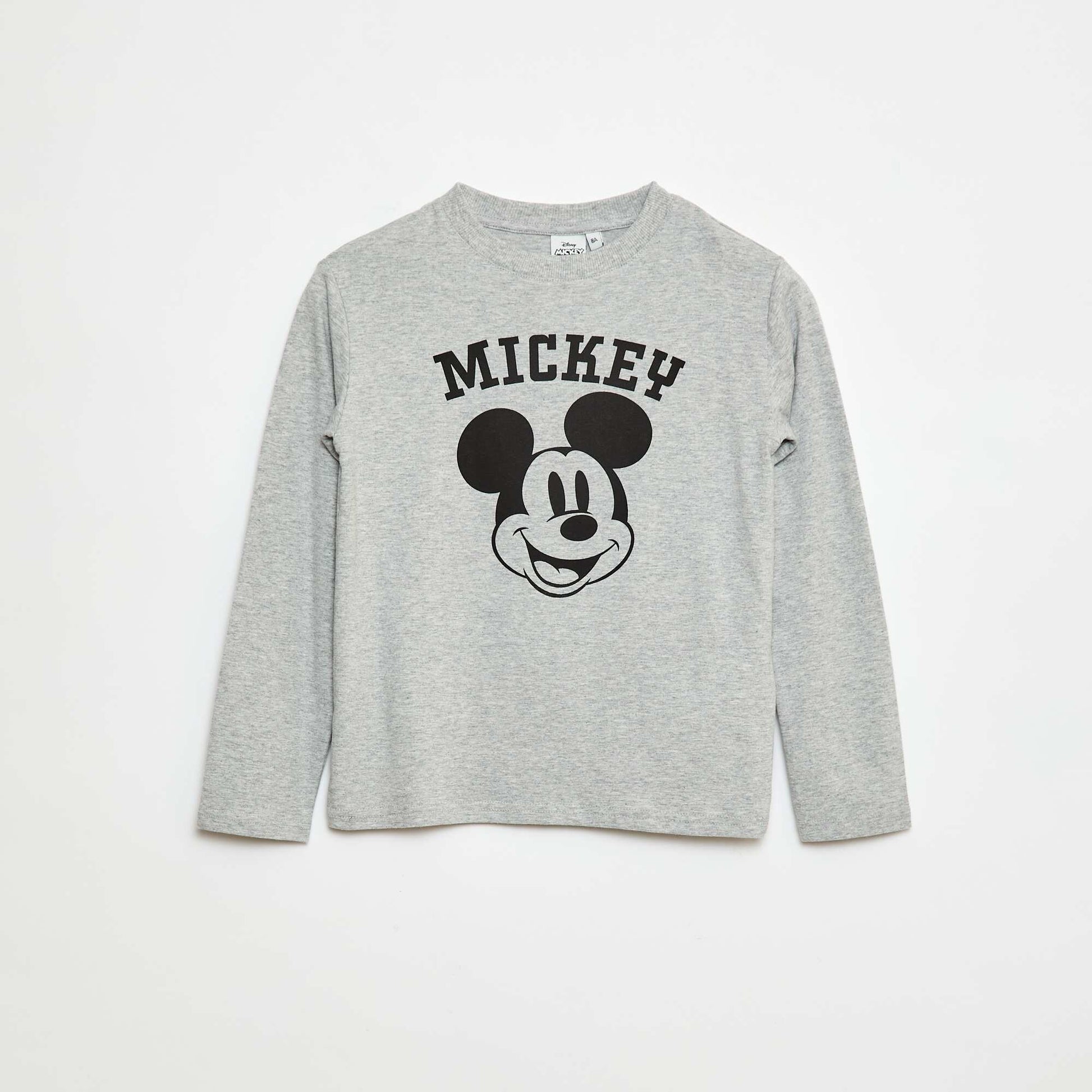 T-shirt manches longues 'Mickey' 'Disney' GRIS