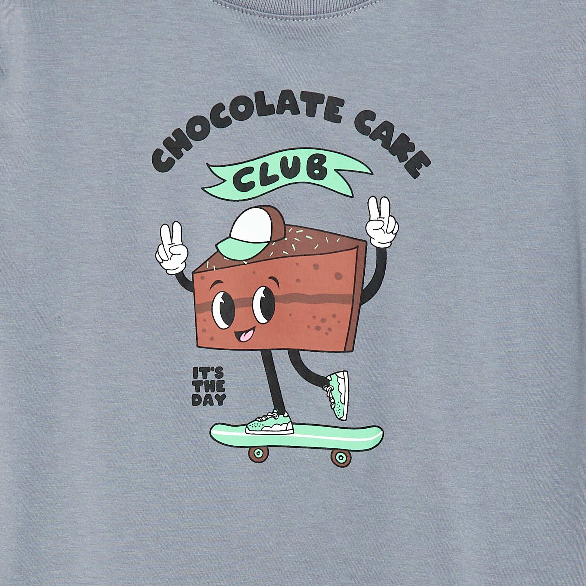 Tee-shirt imprimé anniversaire GRIS