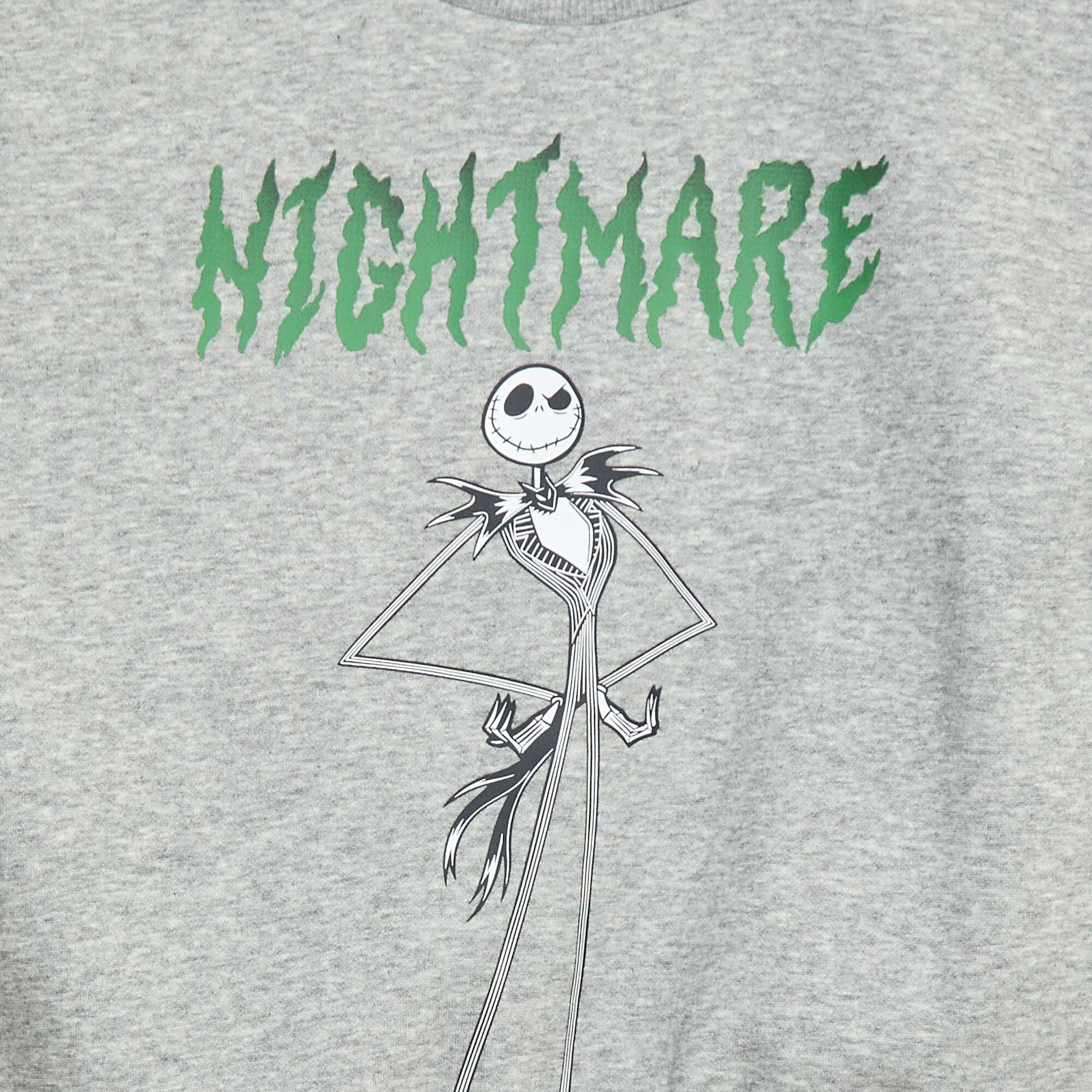 Sweat 'l'étrange de Mr Jack' GRIS