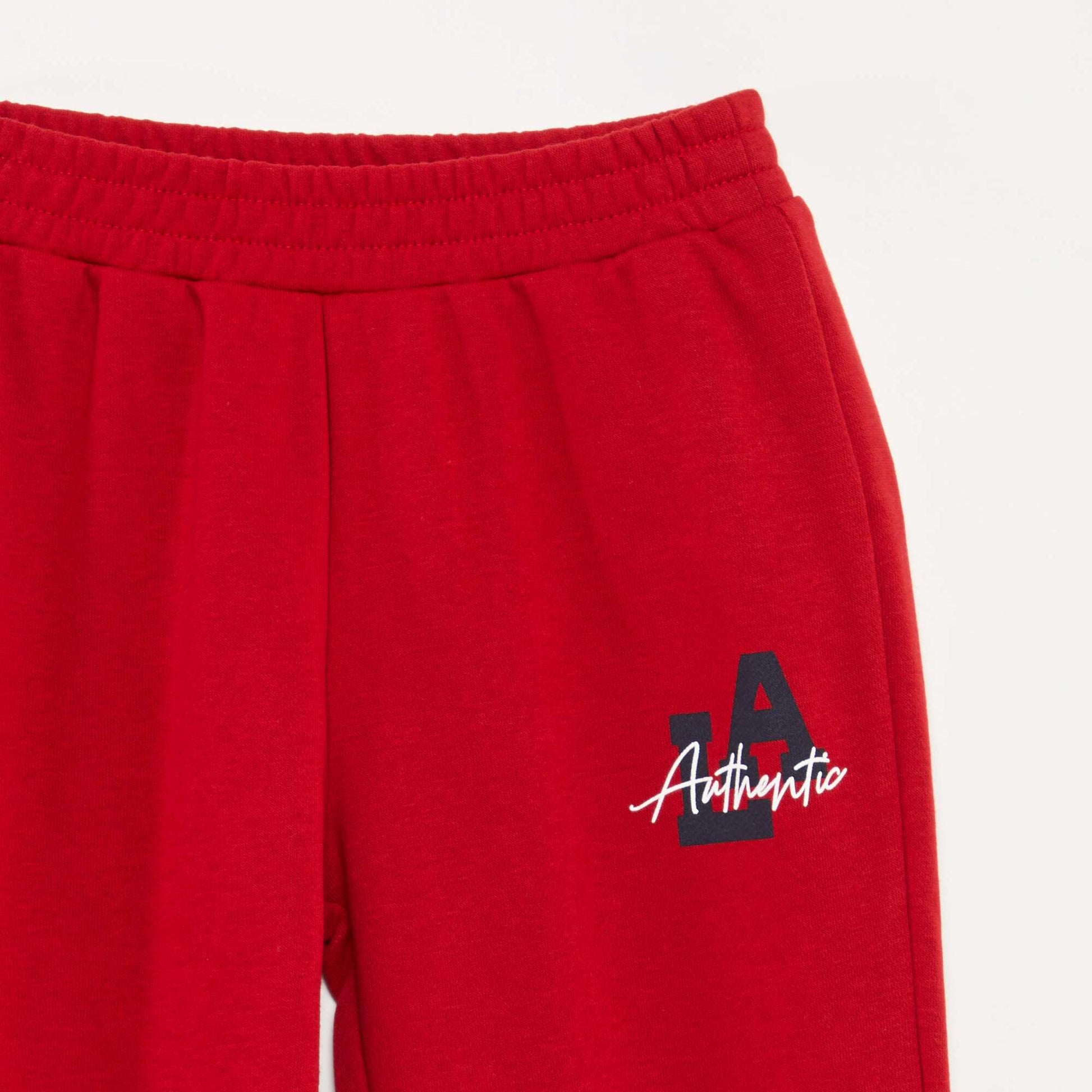 Ensemble sweat + pantalon esprit campus - 2 pièces ROUGE