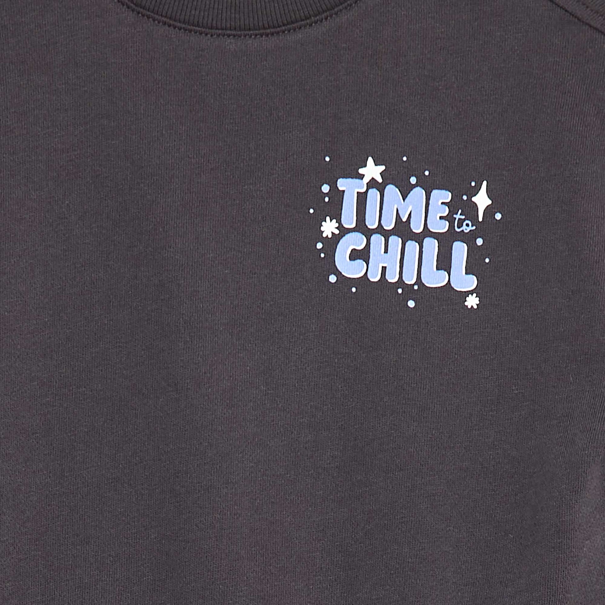 Sweat à col rond - Grafik Edition GRIS