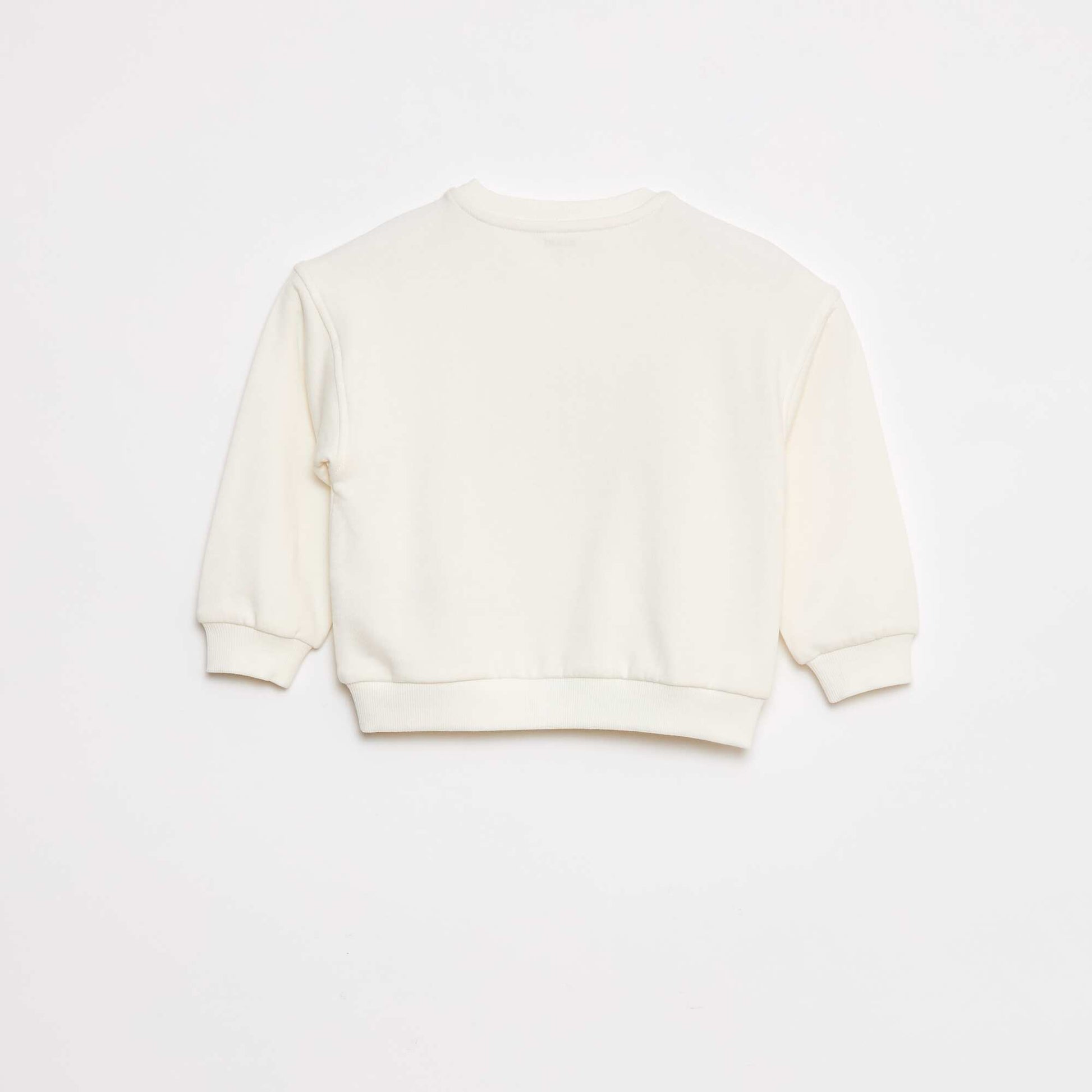 Sweat à col rond - Grafik Edition BLANC