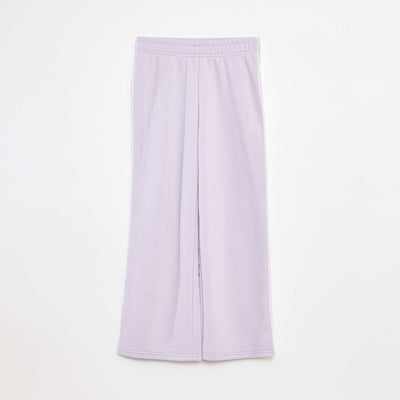 Jogging wide leg avec taille élastiquée VIOLET