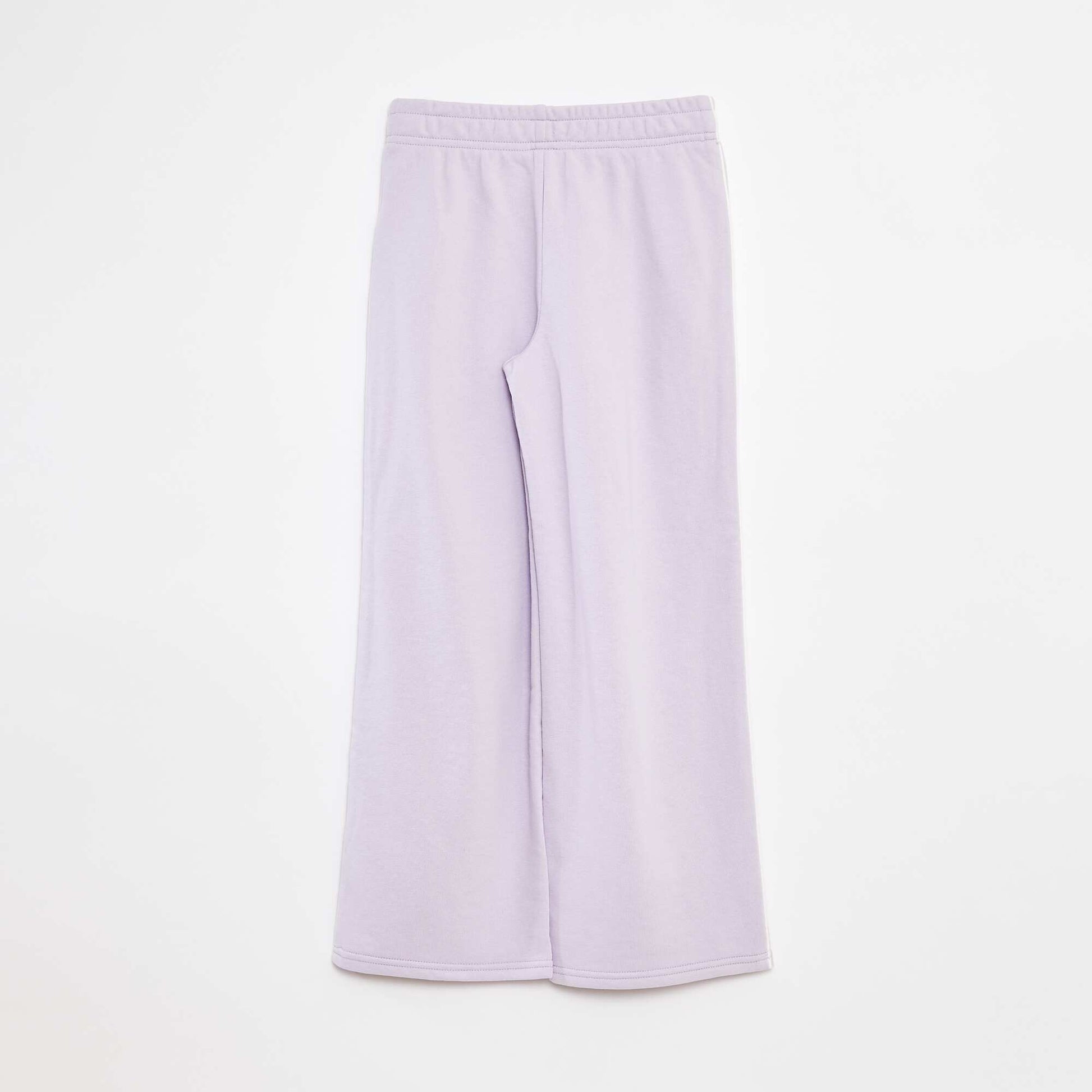 Jogging wide leg avec taille élastiquée VIOLET