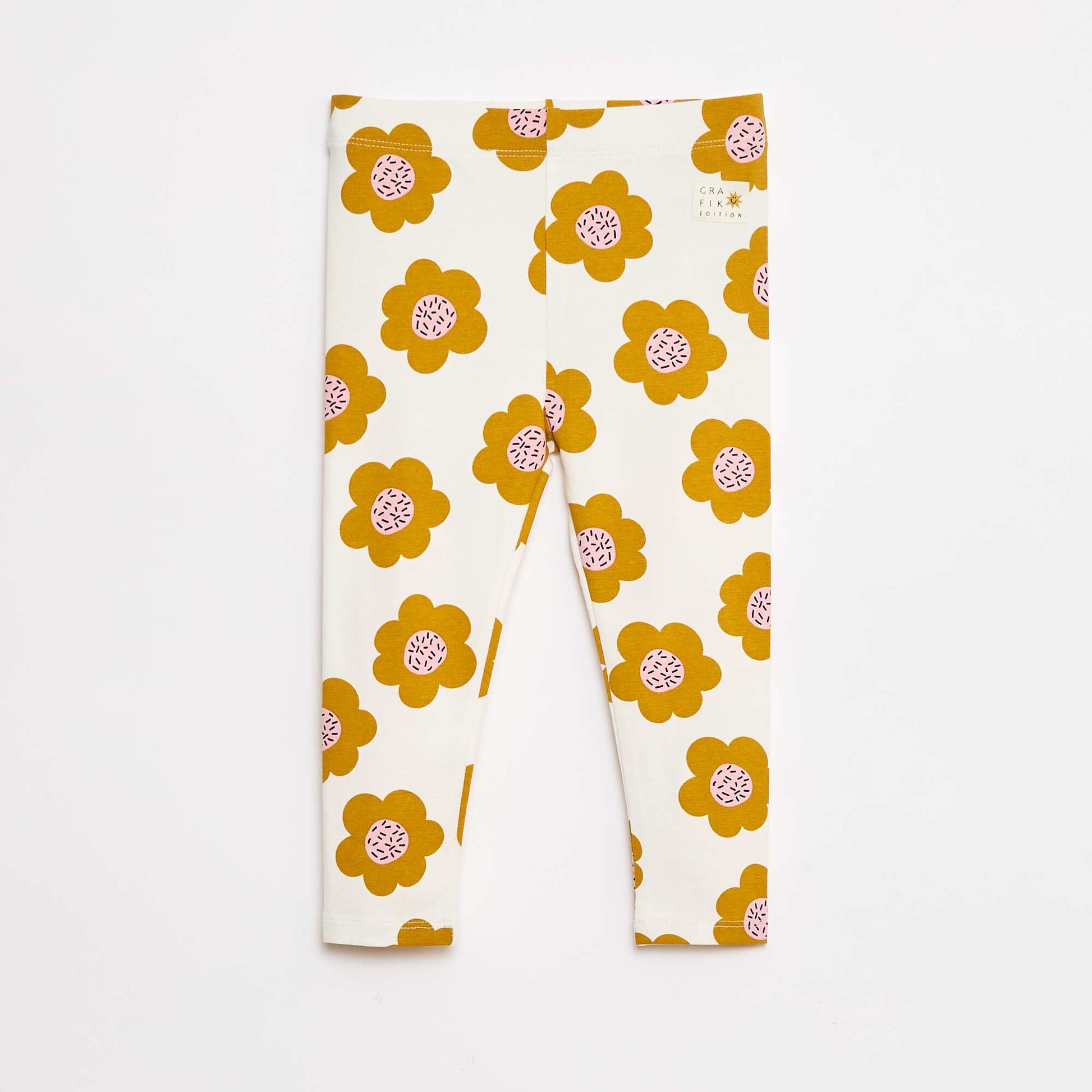 Legging imprimé fantaisie - Grafik Edition BLANC
