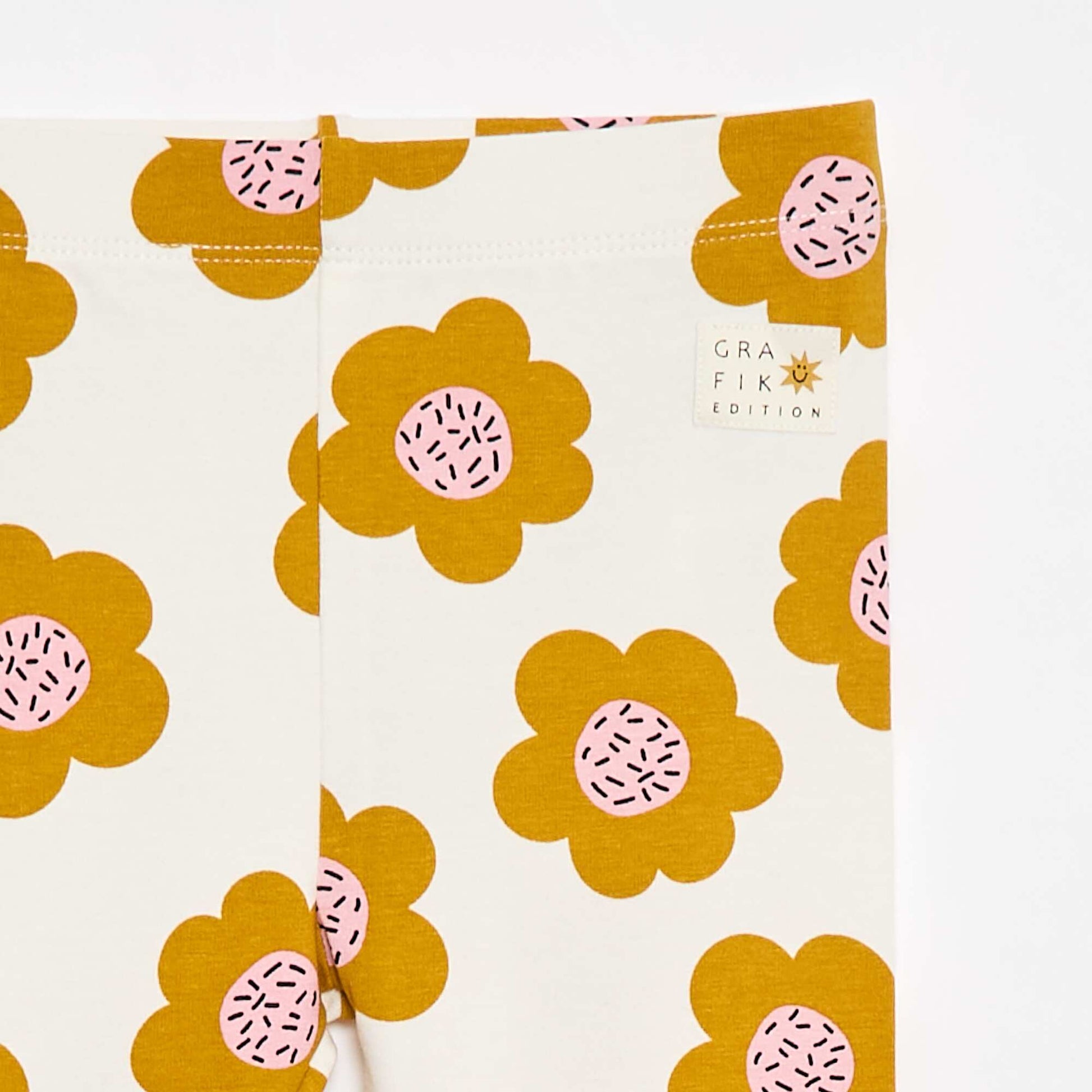 Legging imprimé fantaisie - Grafik Edition BLANC
