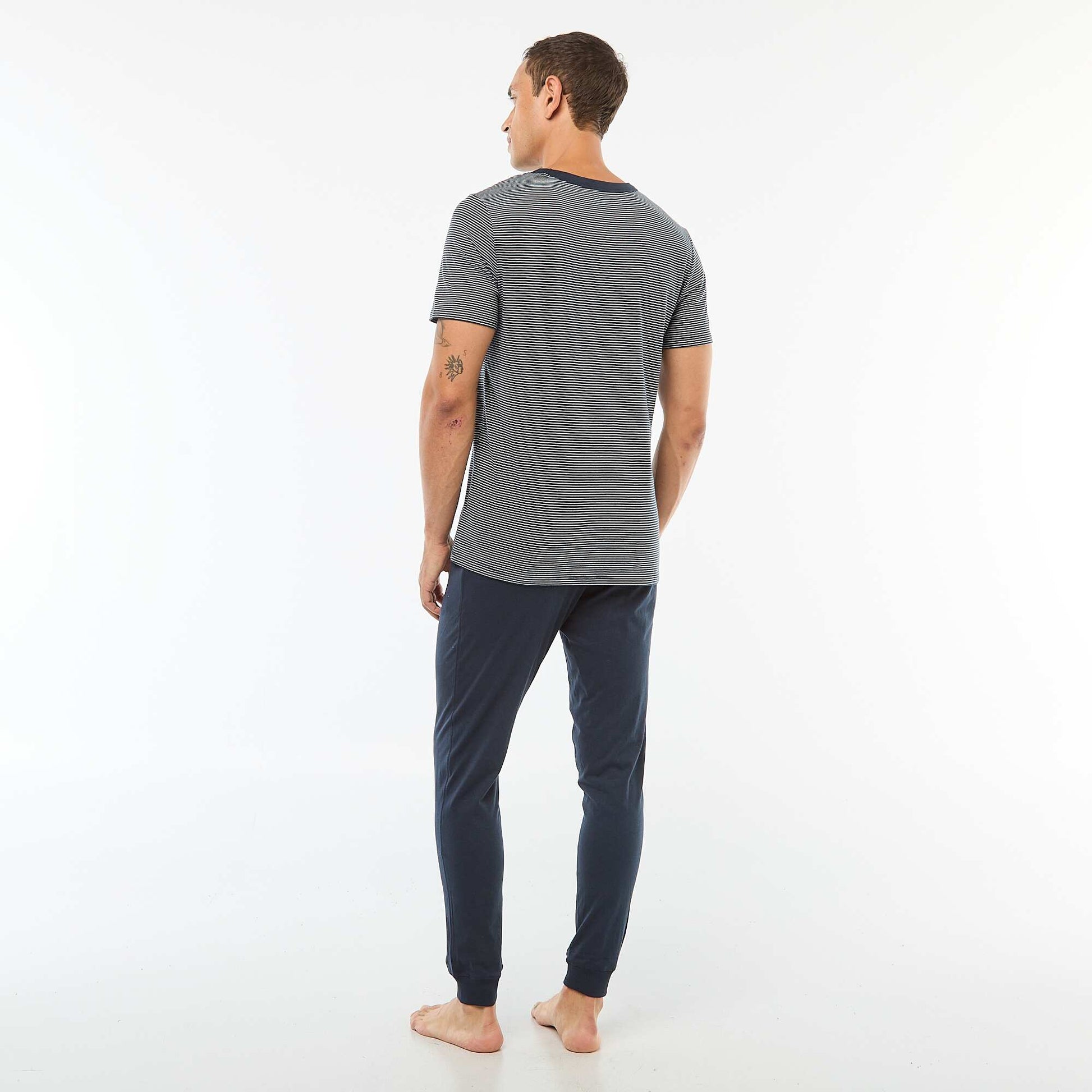 Ensemble de pyjama t-shirt + pantalon - 2 pièces BLEU