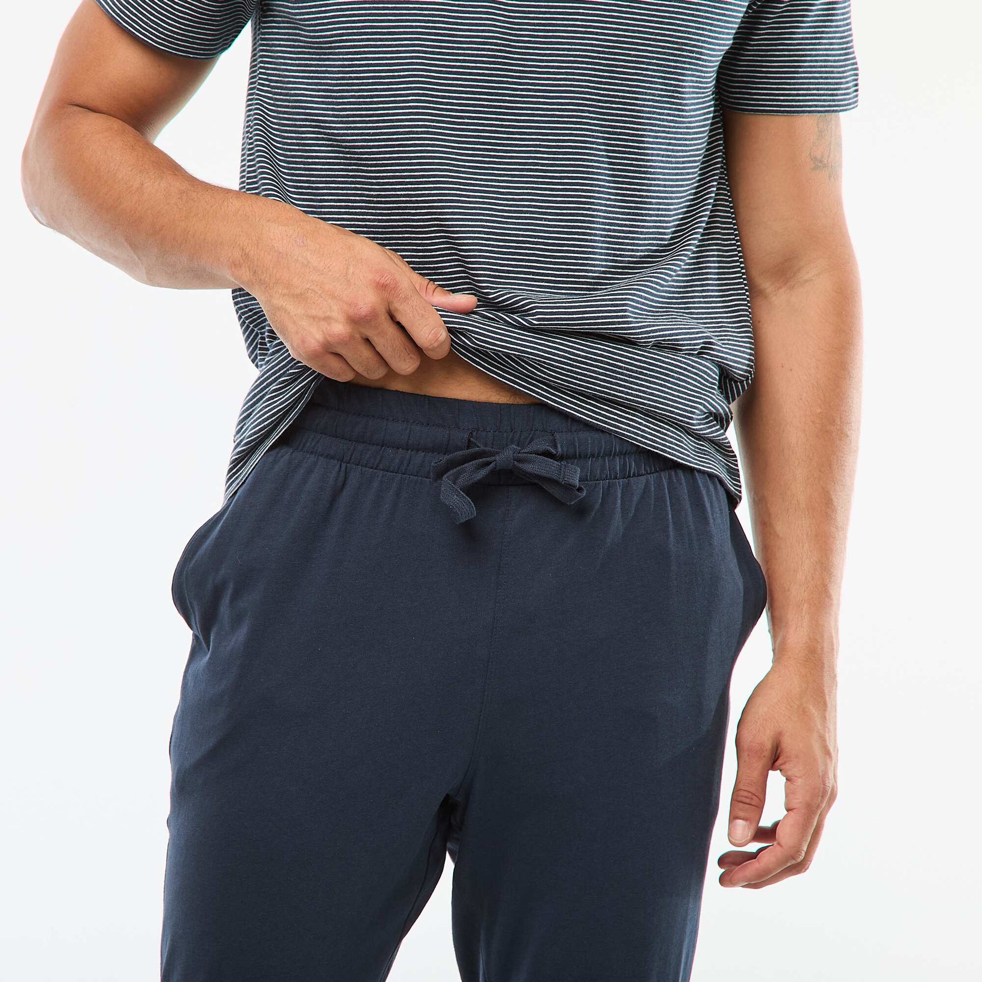 Ensemble de pyjama t-shirt + pantalon - 2 pièces BLEU