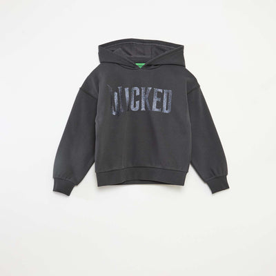 Sweat à capuche 'Universal' 'Wicked' en coton uni NOIR