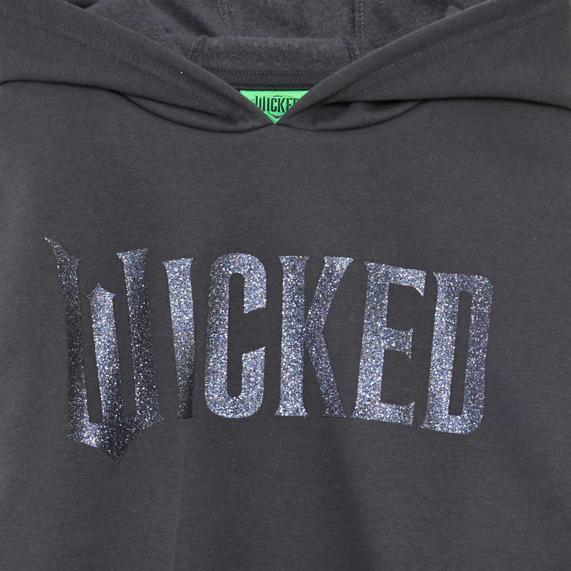 Sweat à capuche 'Universal' 'Wicked' en coton uni NOIR