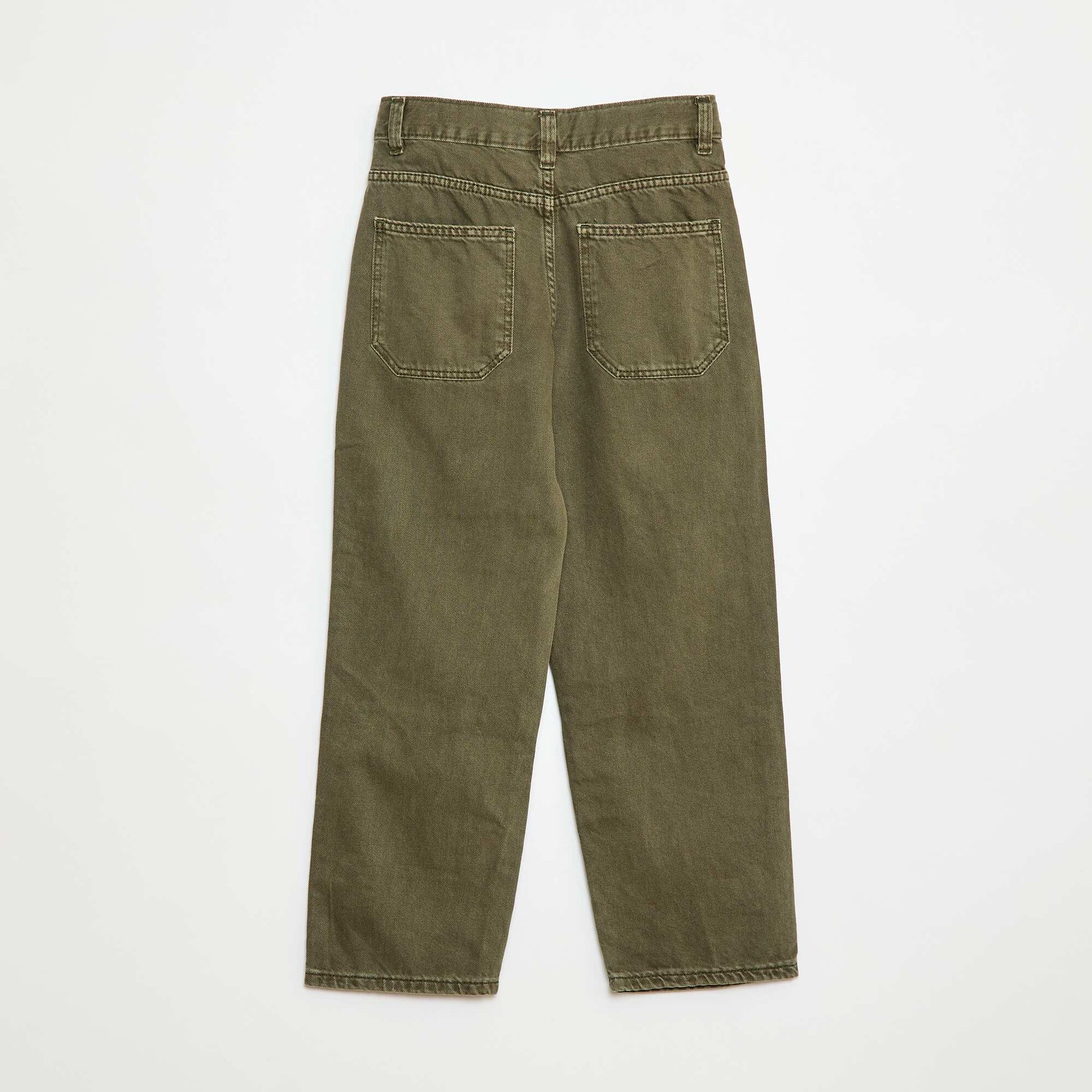 Jean droit VERT