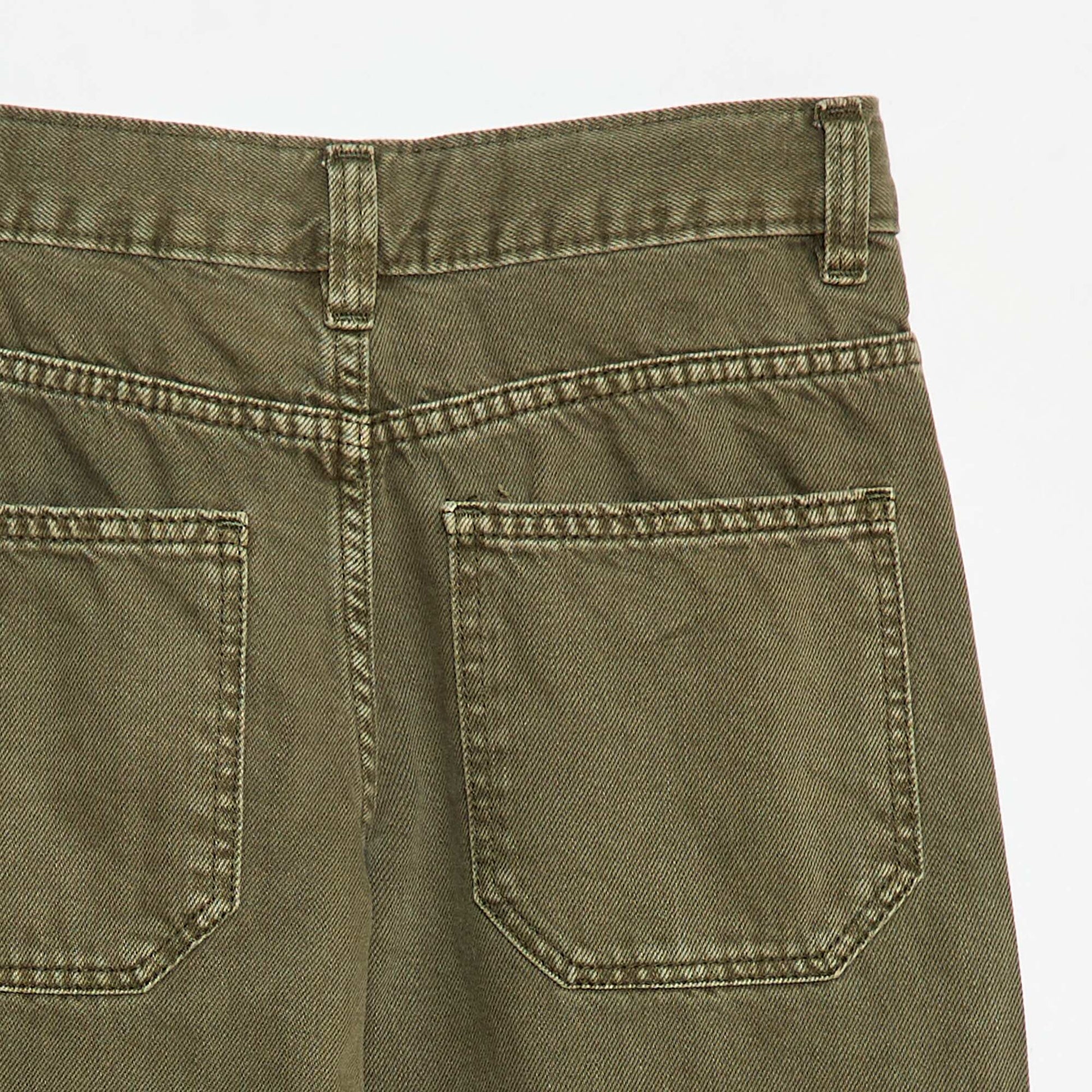 Jean droit VERT